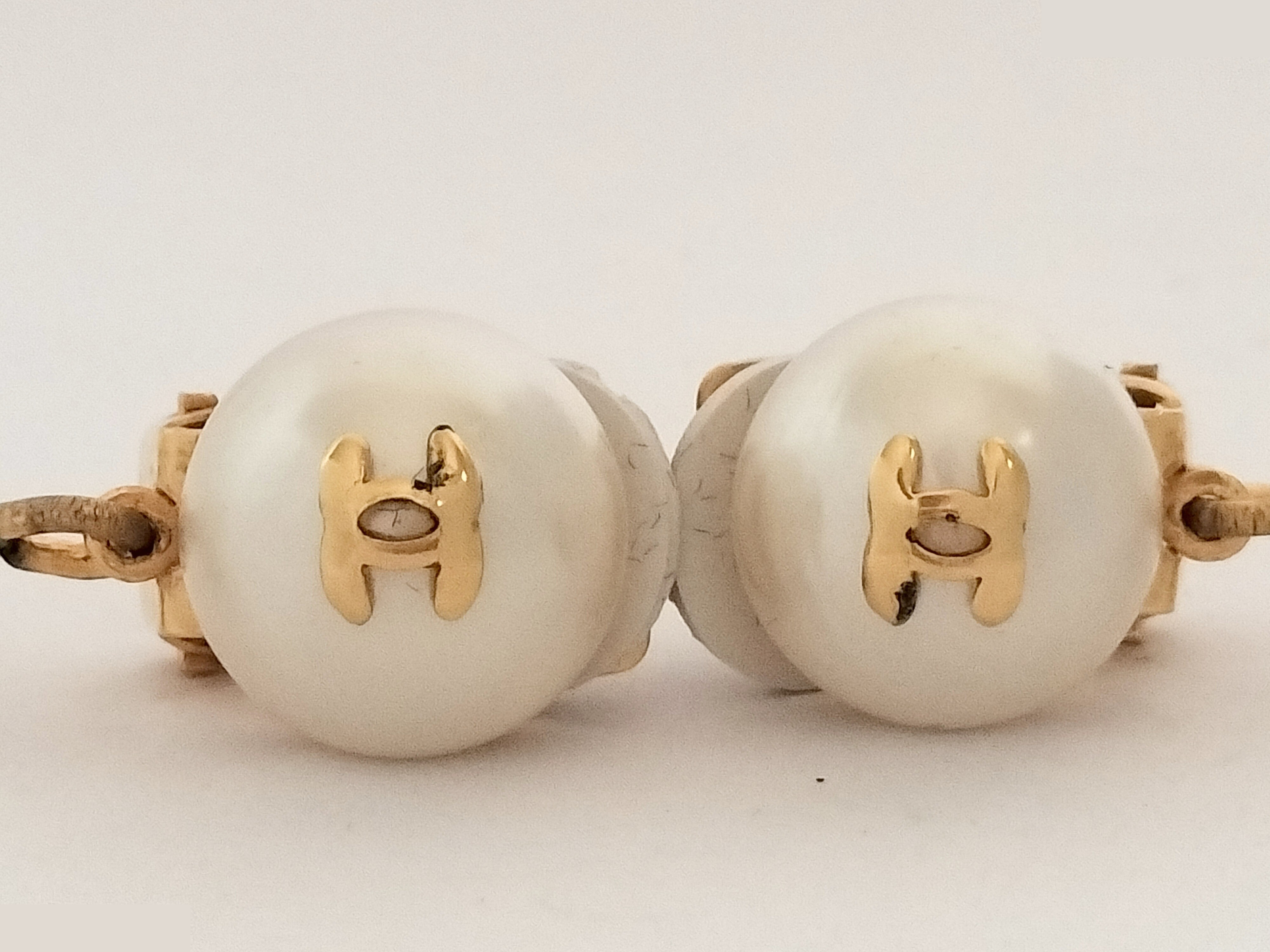 Coco F Pearl Gold Earrings 2 3 — view 7