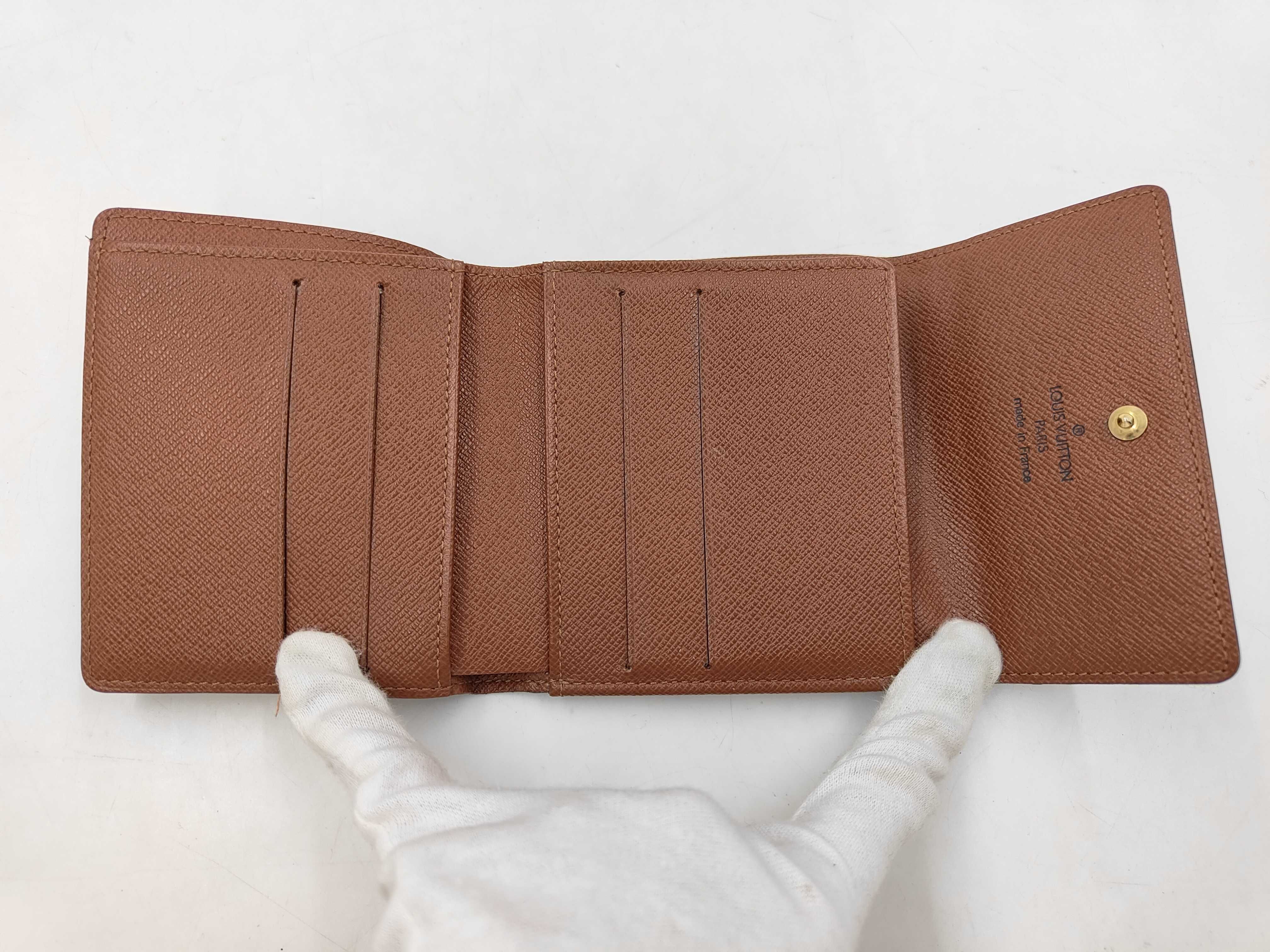 Monogram Double Snap Compact Wallet — view 5
