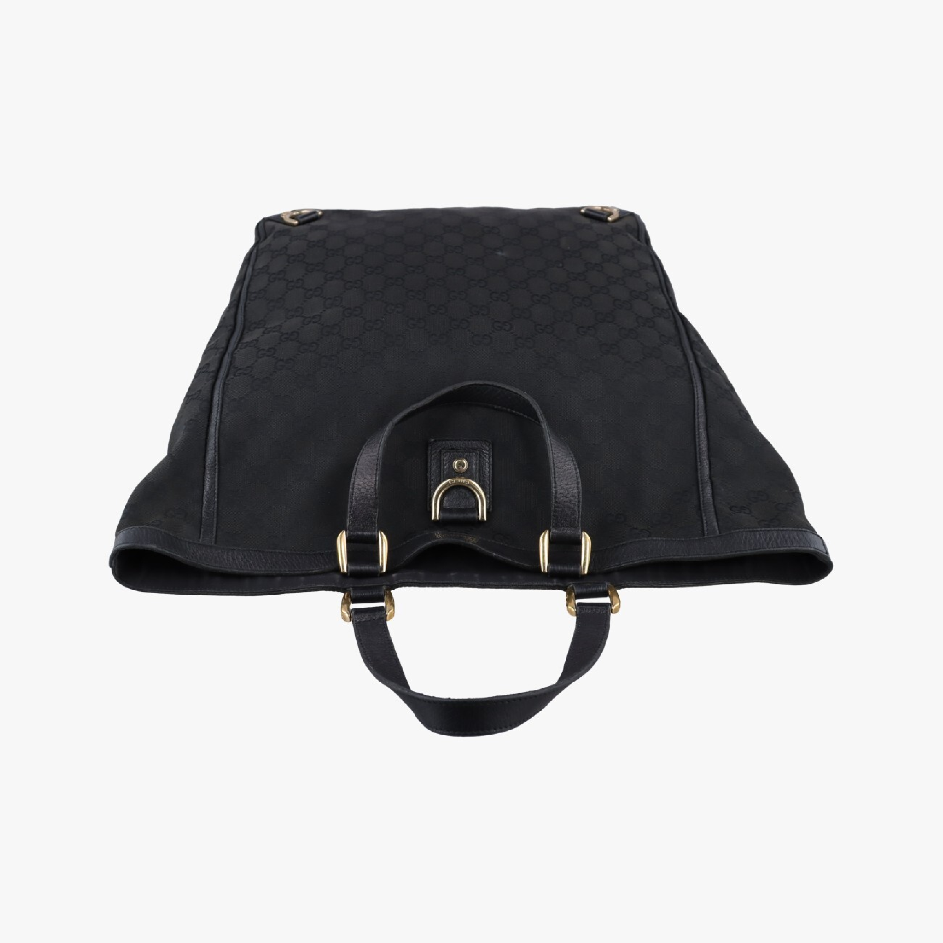 Abbey Black Canvas x Leather Handbag 130733 — view 5