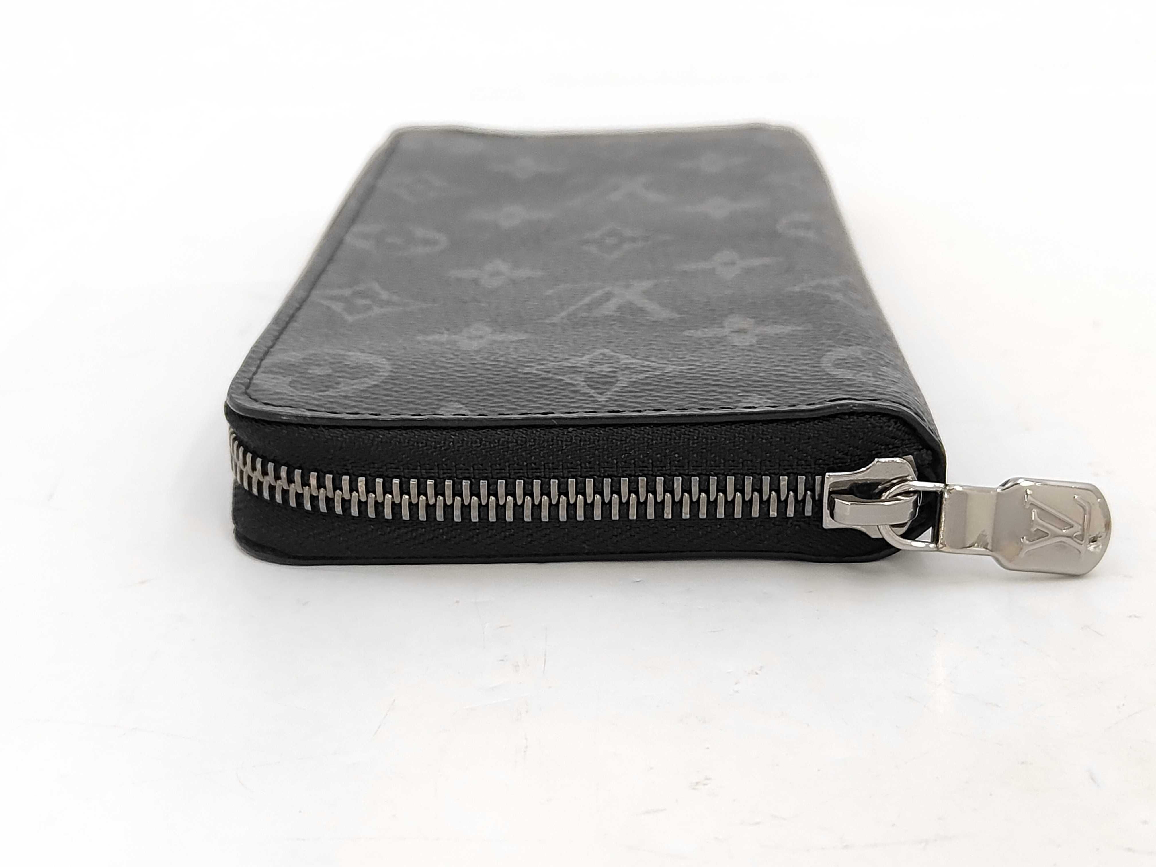M62295 Monogram Eclipse Zippy Wallet Vertical, RFID tested, with box and dust bag. — view 4