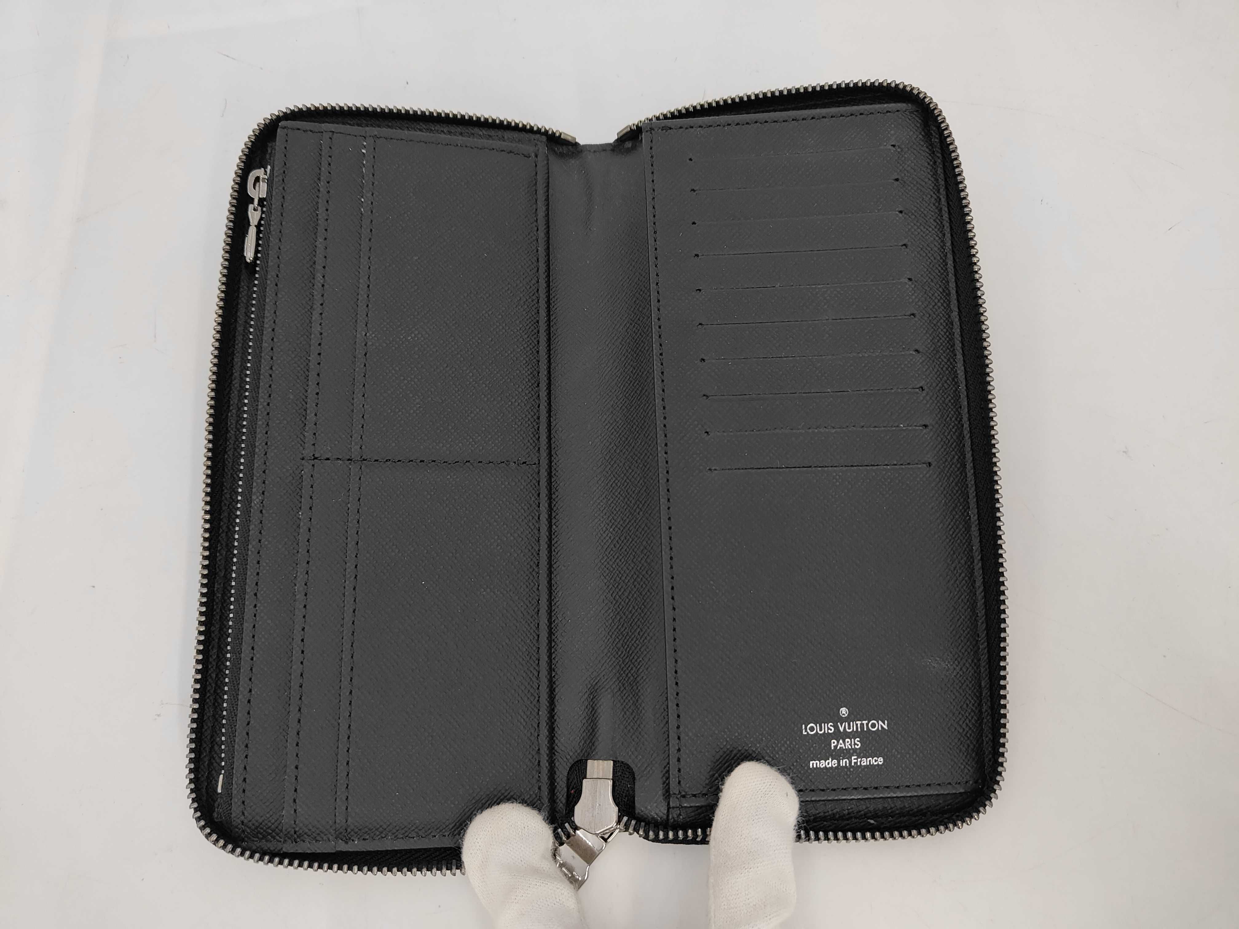 M62295 Monogram Eclipse Zippy Wallet Vertical, RFID tested, with box and dust bag. — view 8