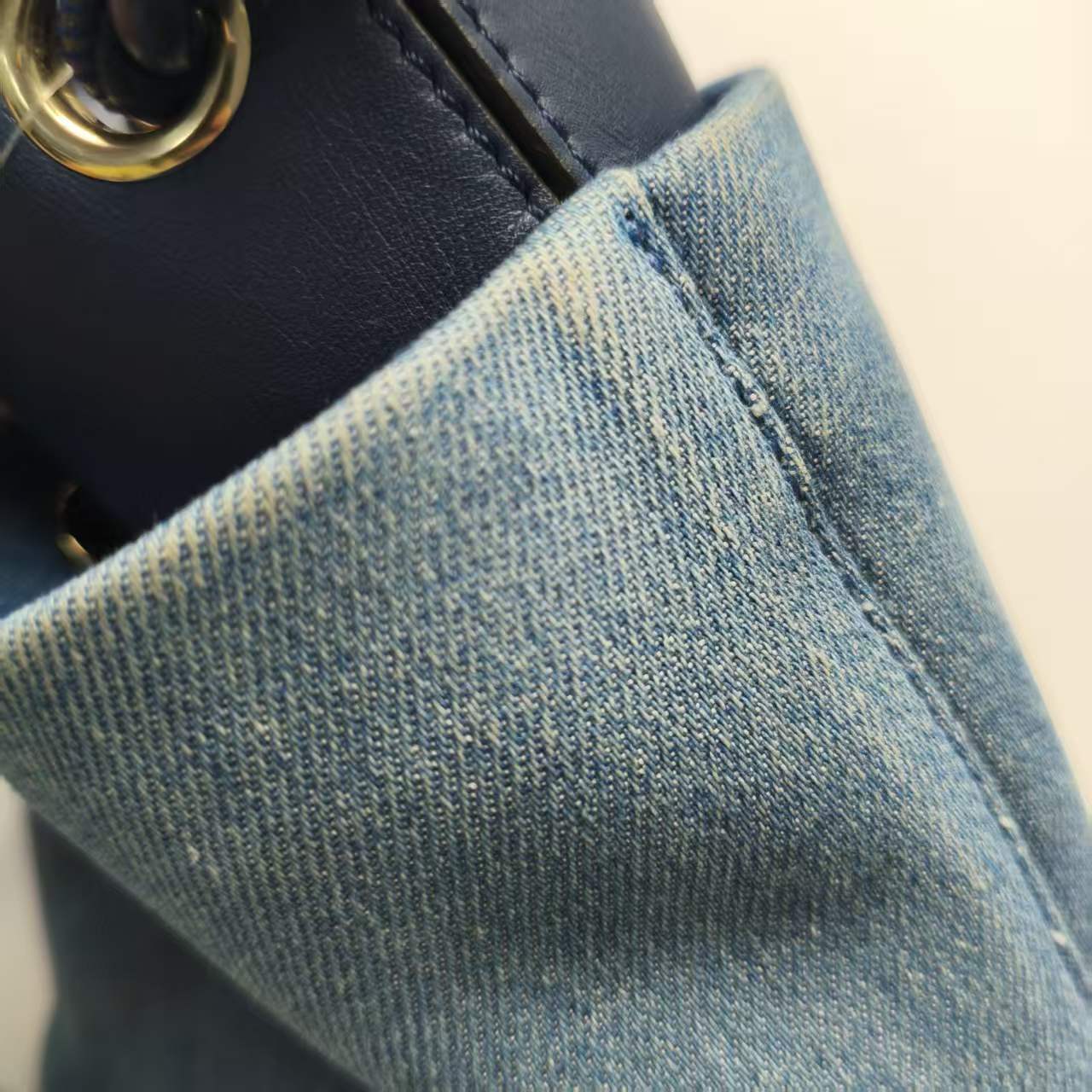 【*Shipped from: China*】Chloe denim shoulder bag — view 10