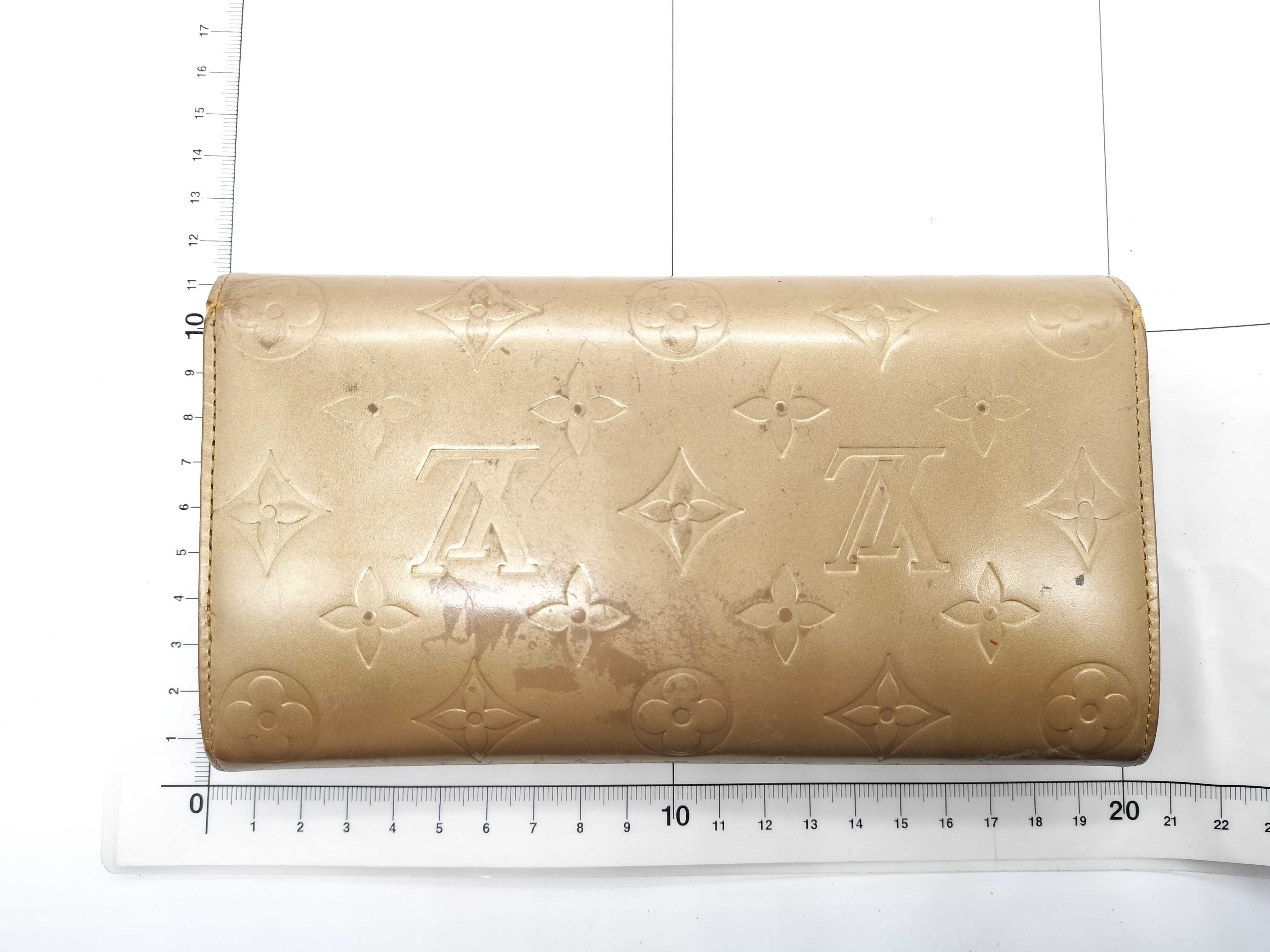 Monogram Matte Sarah Wallet — view 2