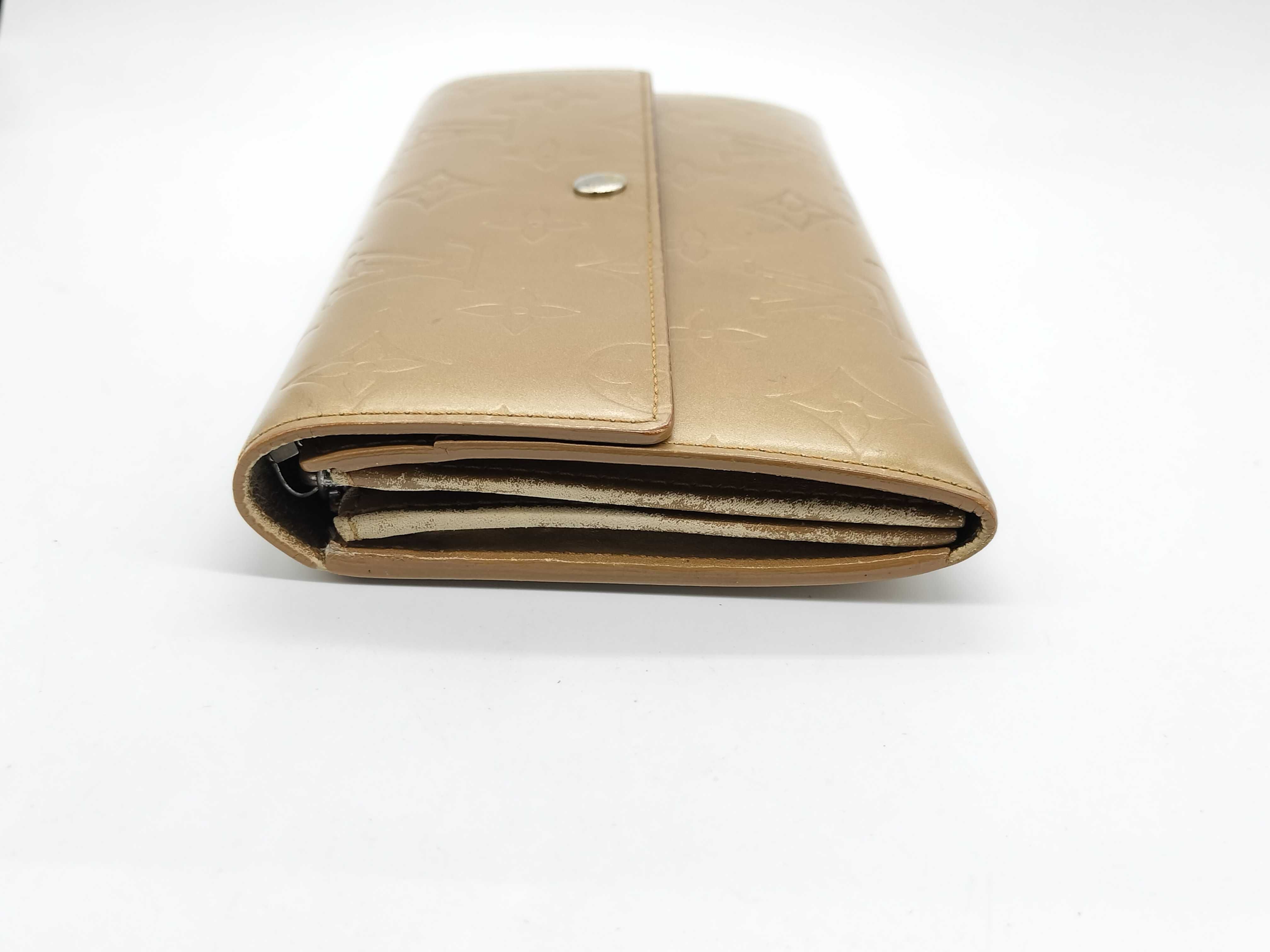 Monogram Matte Sarah Wallet — view 4