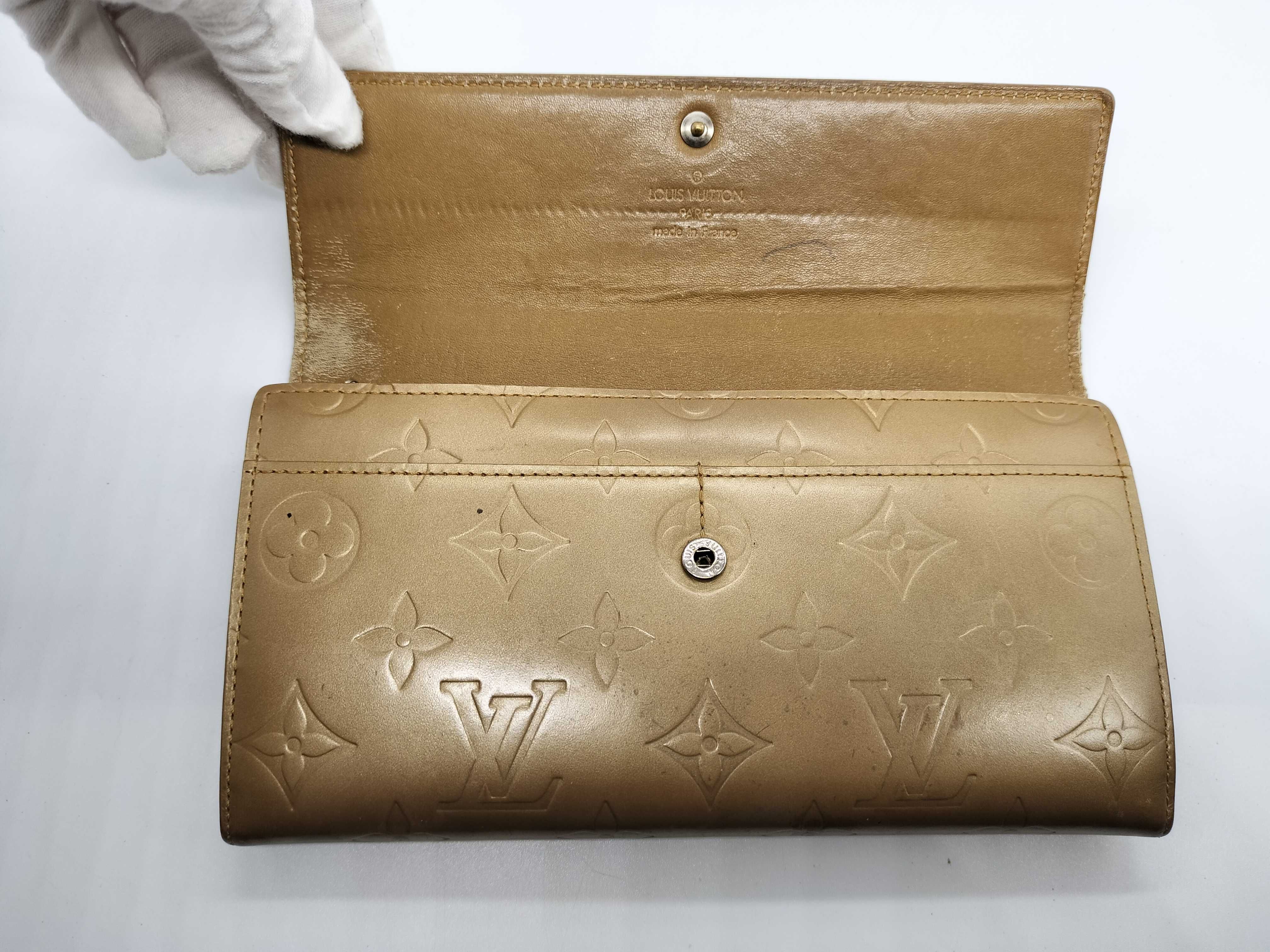 Monogram Matte Sarah Wallet — view 7