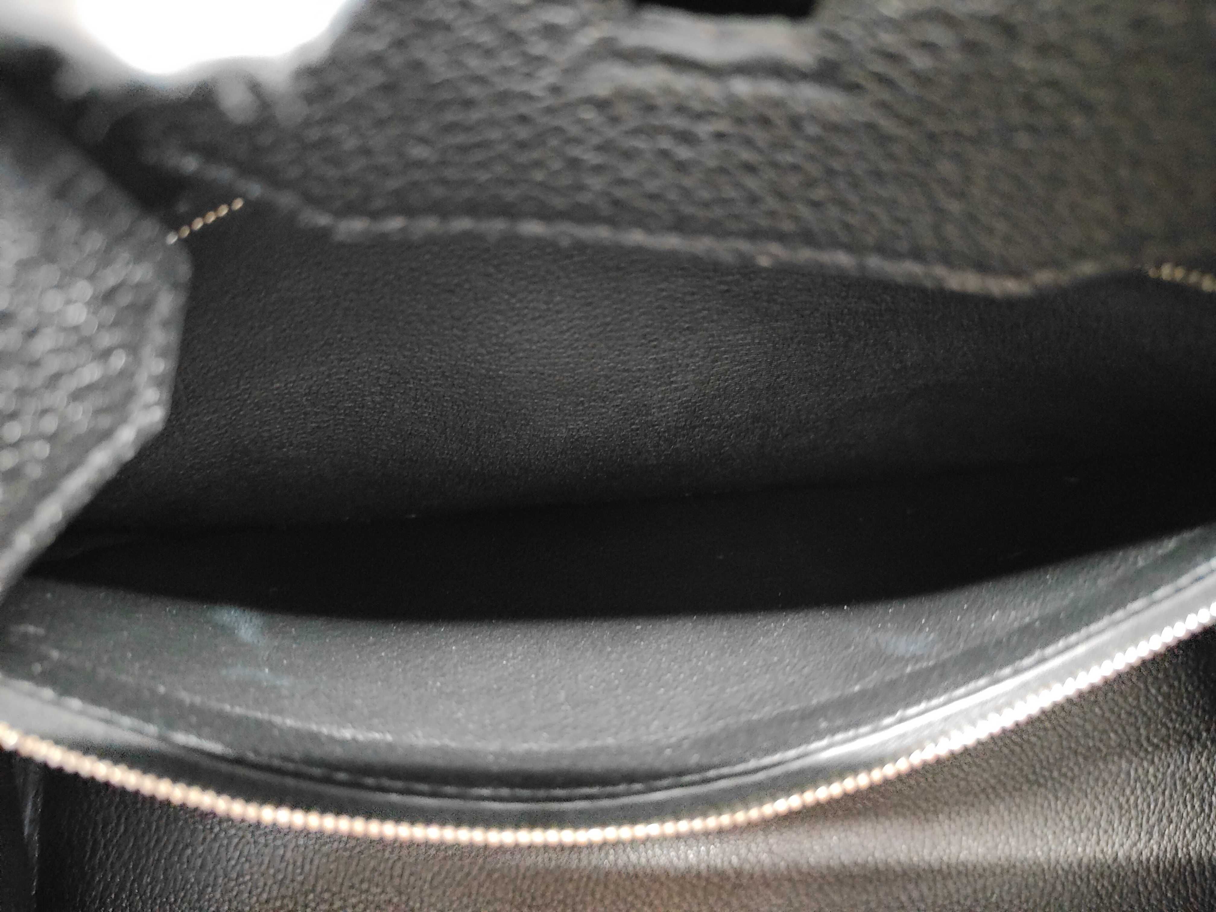Birkin 35 Togo Black Silver Hardware Q Stamp Handbag — view 10