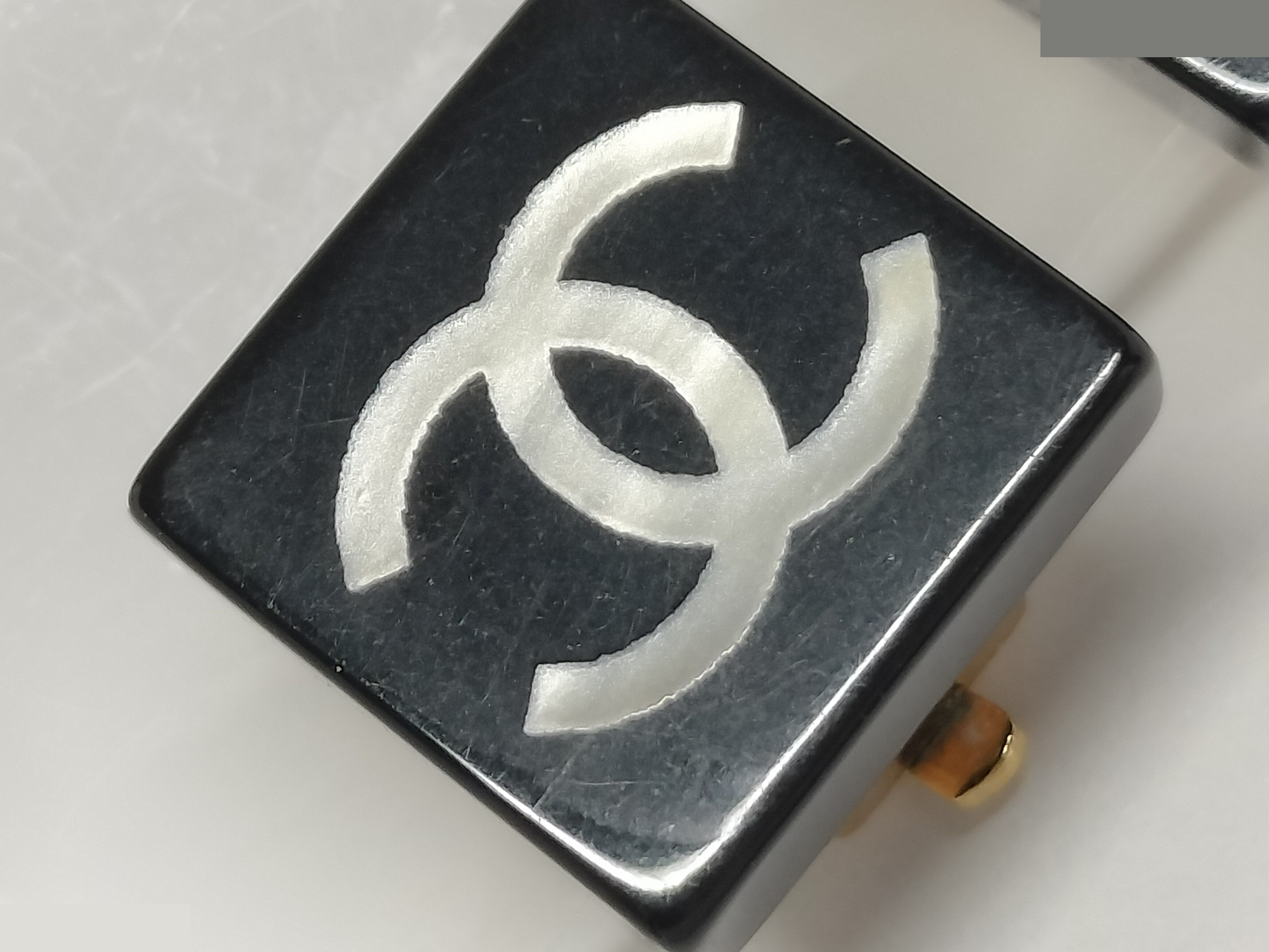 Coco Square Plastic Earrings — view 6