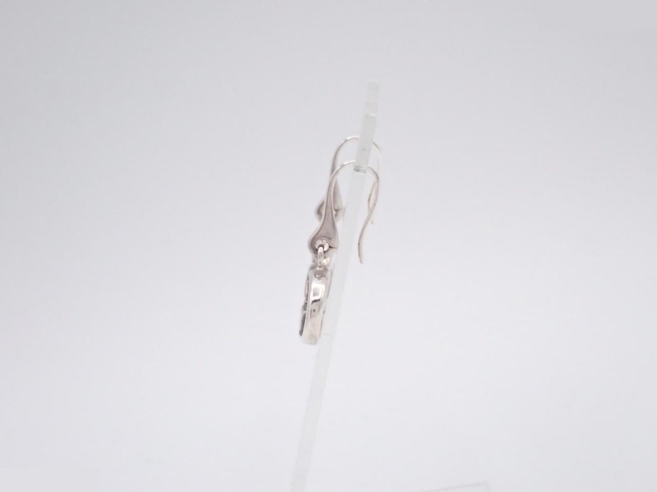 Interlocking G Silver Earrings, 925 Sterling Silver, 7.6g — view 3