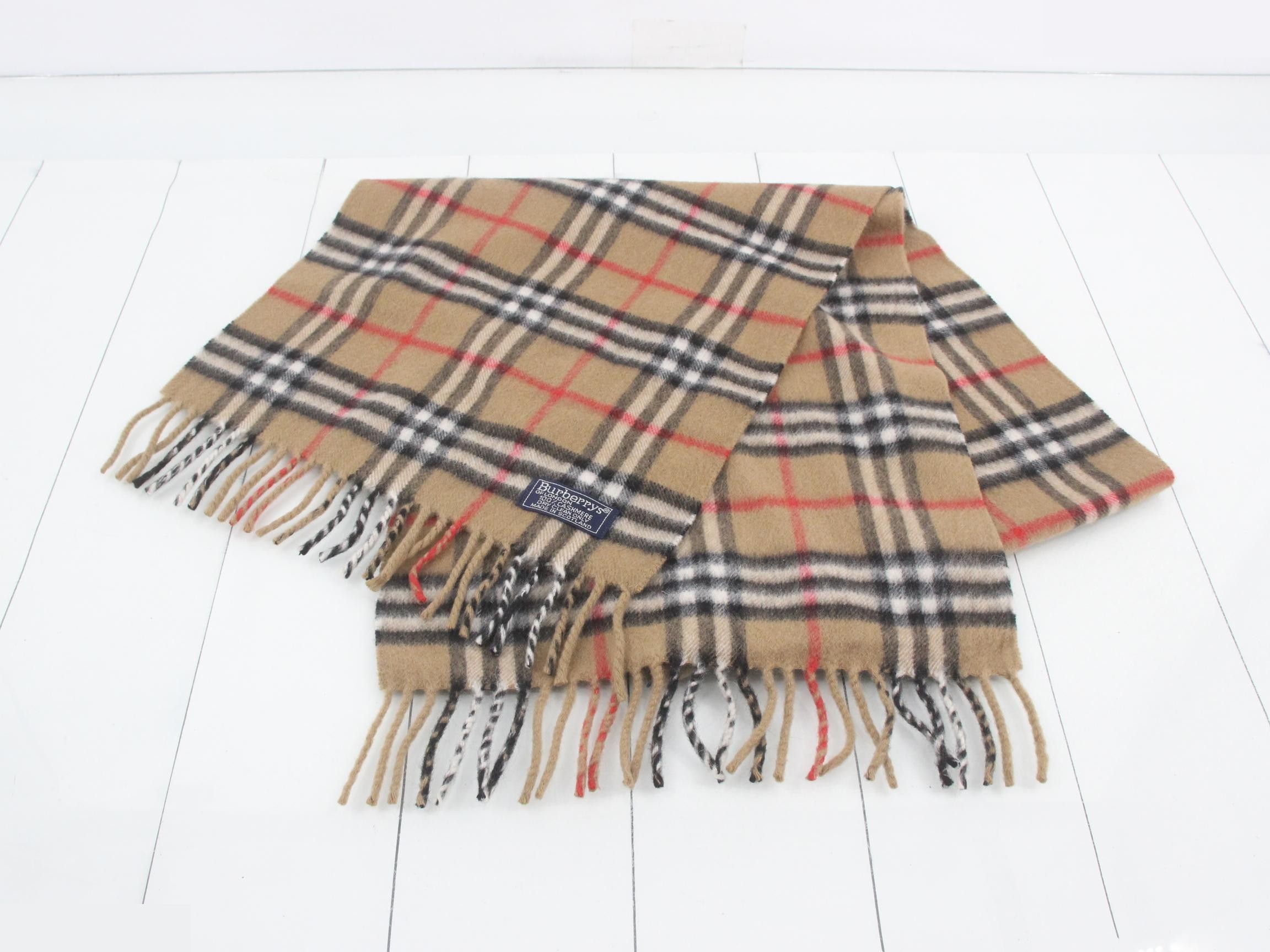 Cashmere scarf, beige — view 2