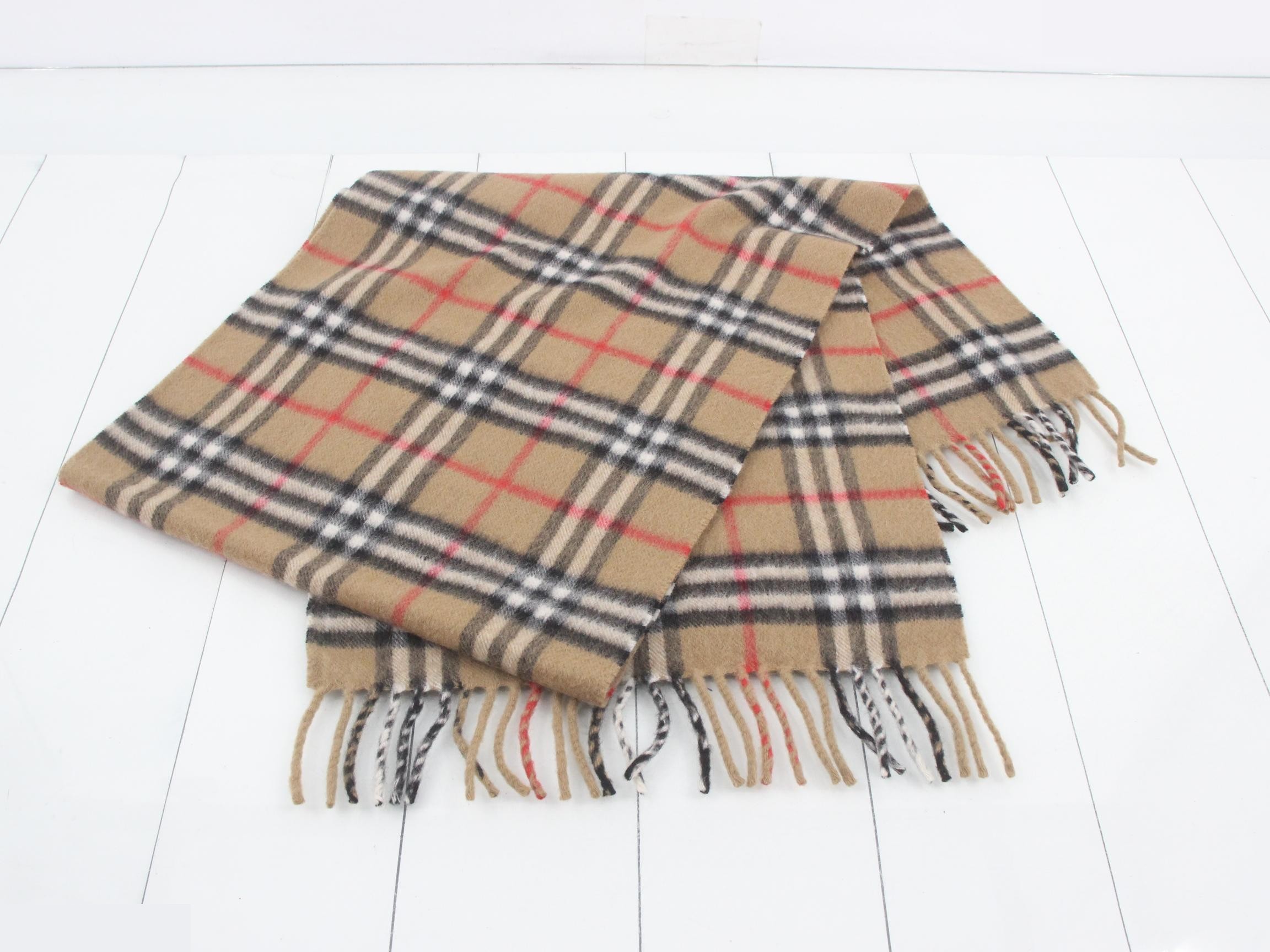 Cashmere scarf, beige — view 3
