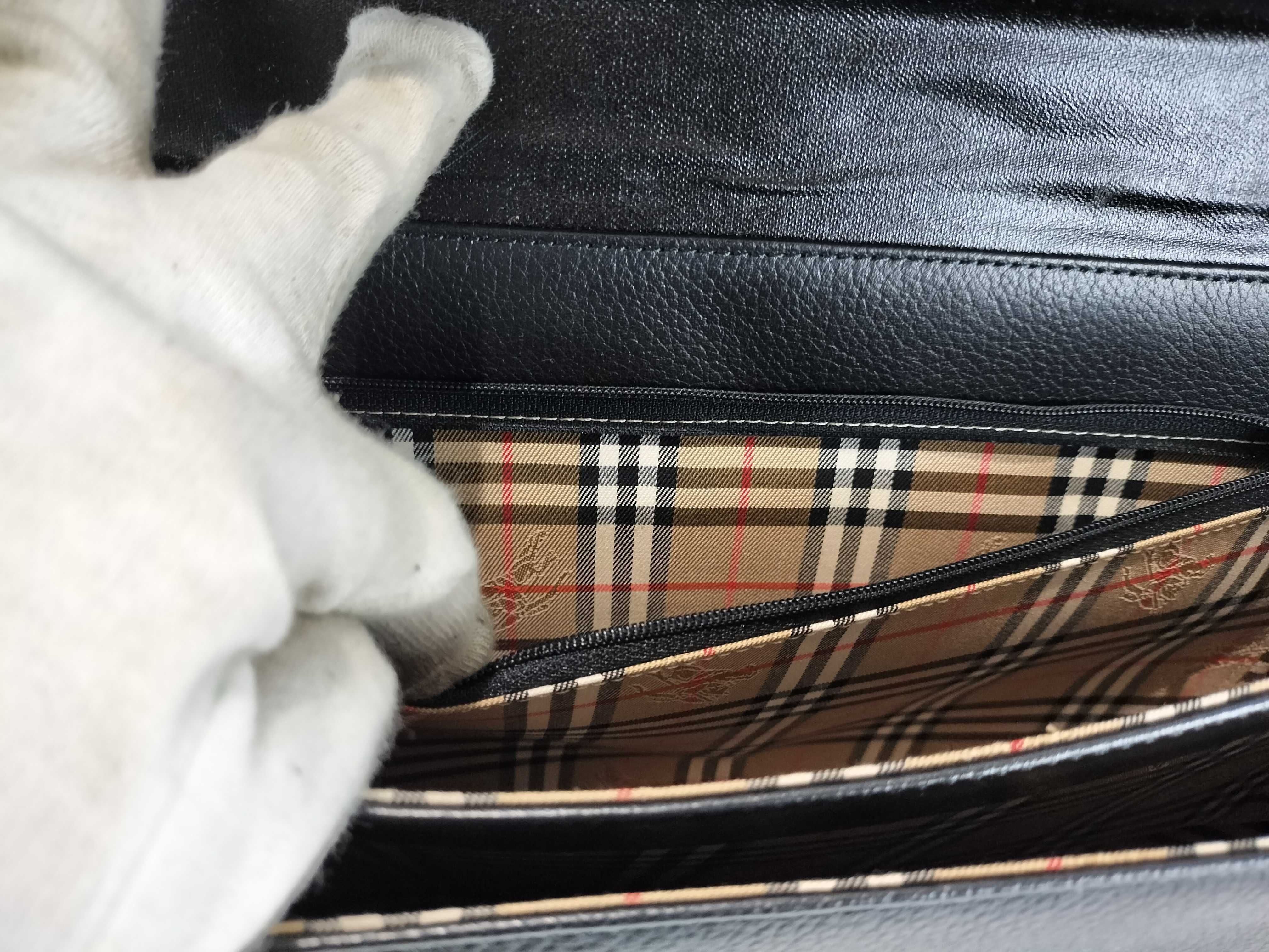 Nova Check Leather 2-Way Business Bag — view 11