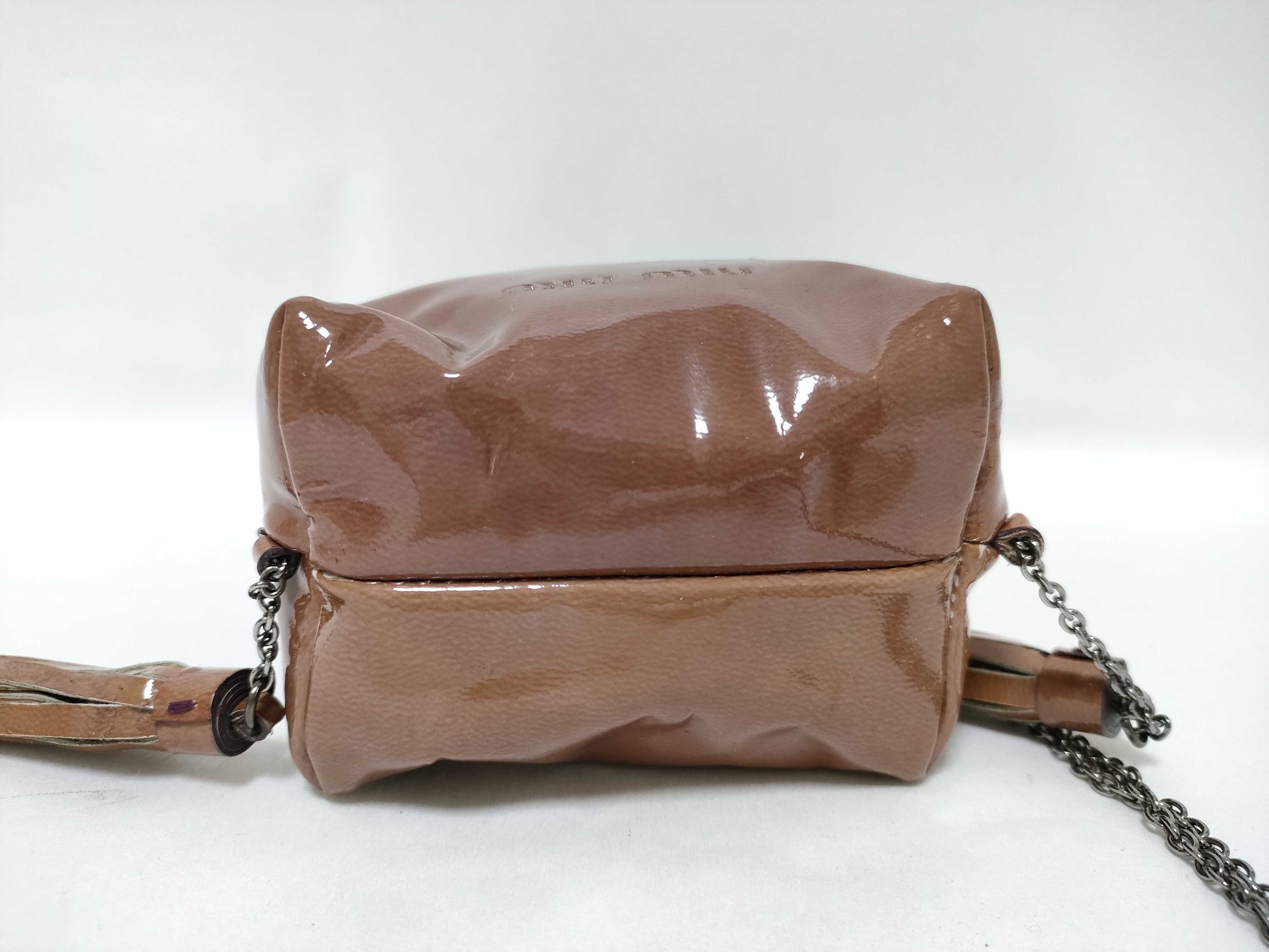drawstring fringe chain shoulder bag — view 7