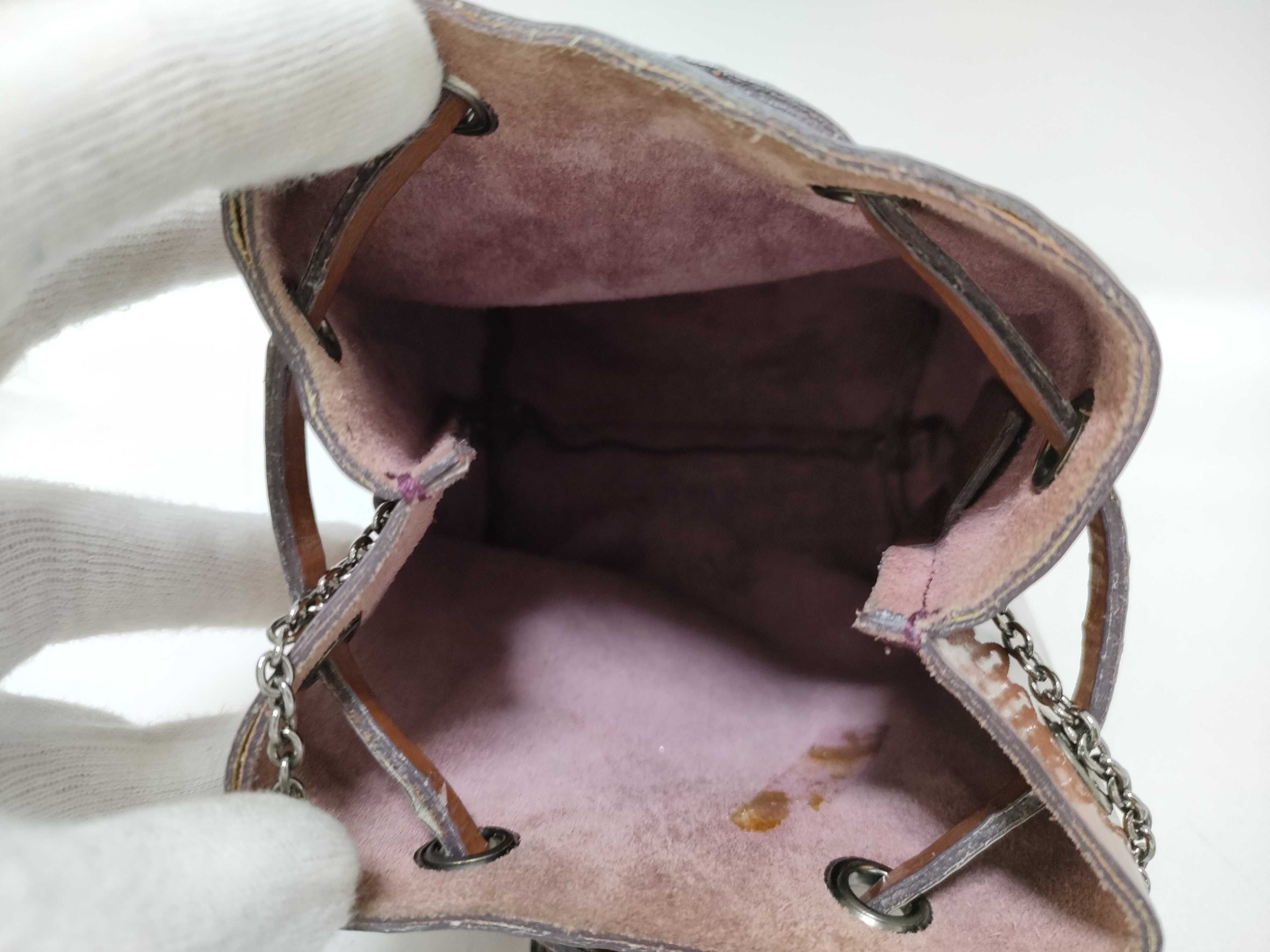 drawstring fringe chain shoulder bag — view 9
