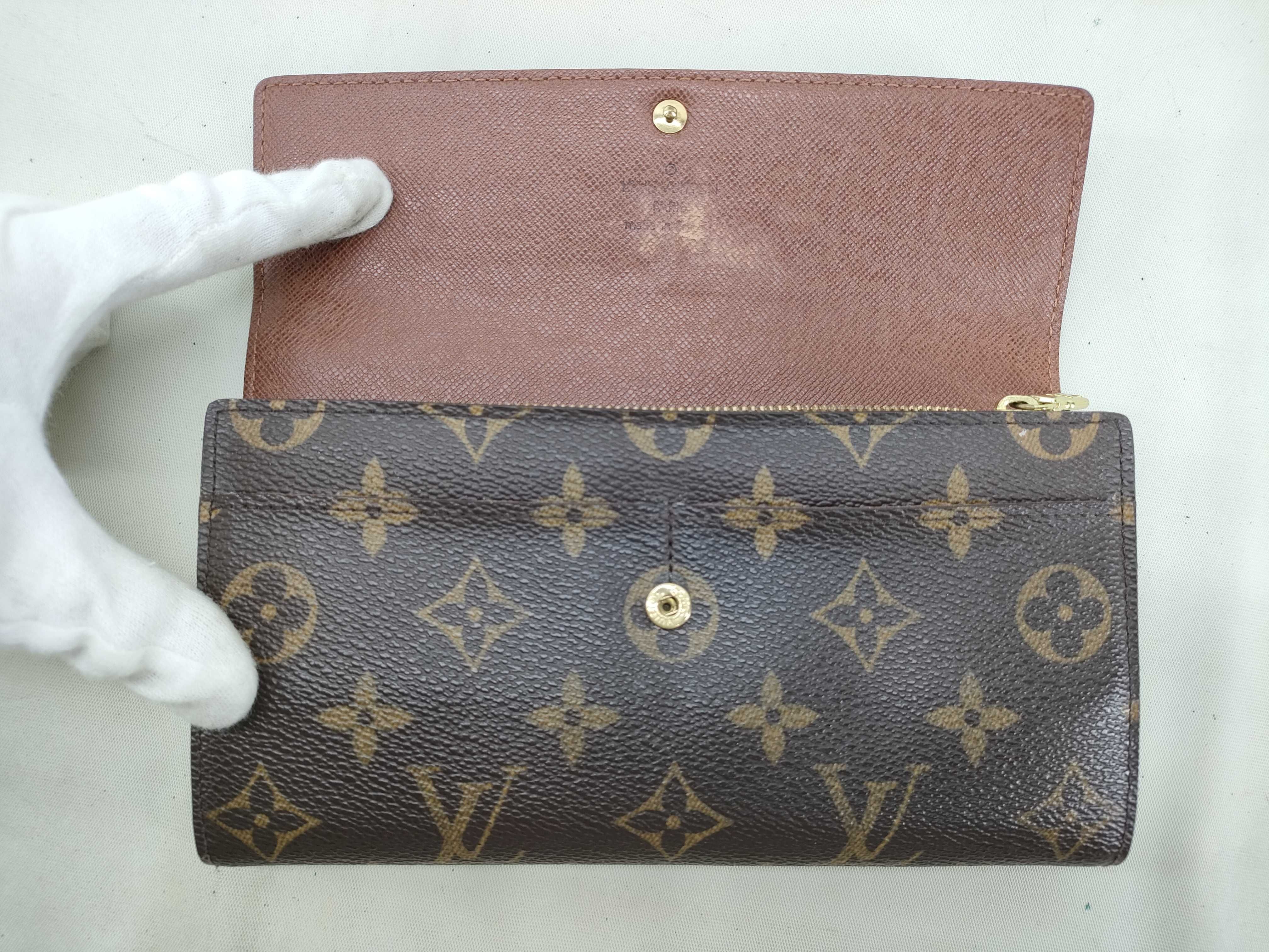 Monogram Vuitton Porte Monnaie Credit Wallet — view 8