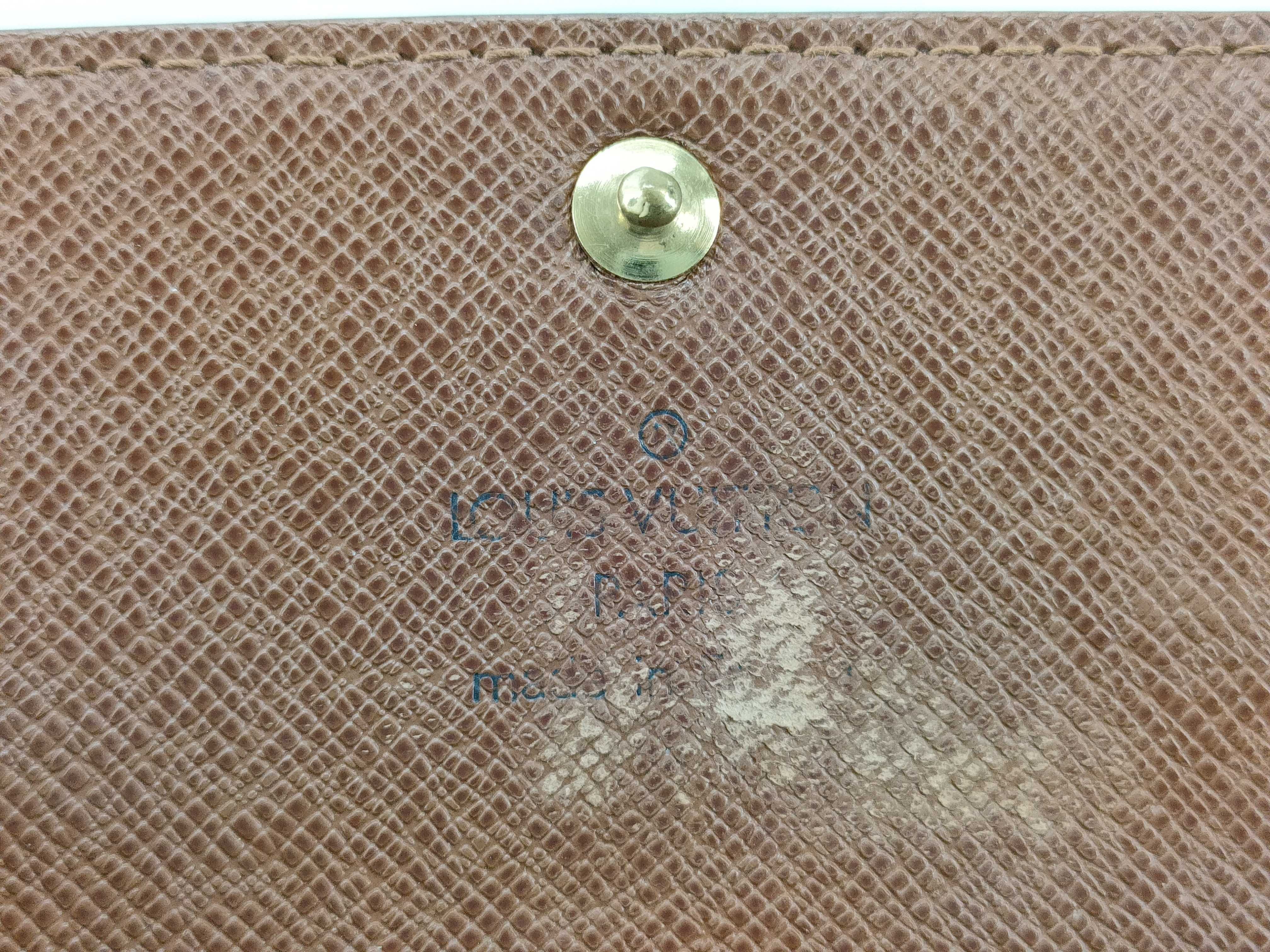 Monogram Vuitton Porte Monnaie Credit Wallet — view 9