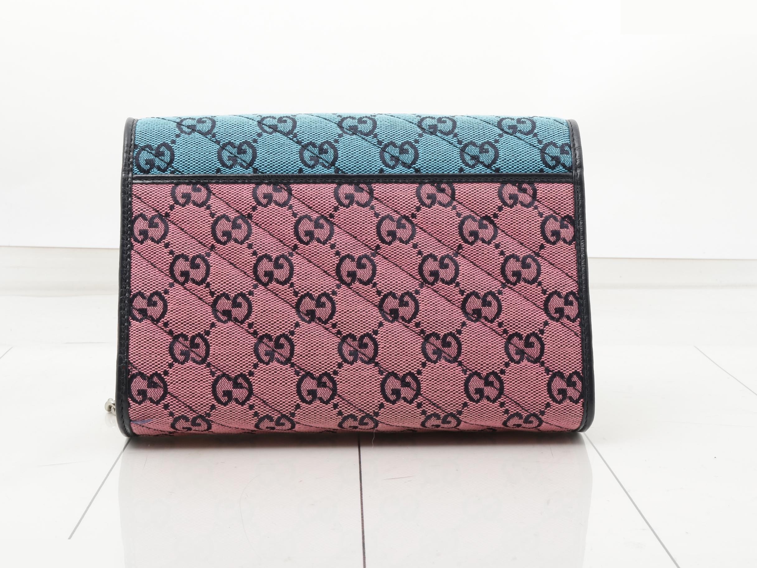 GG Canvas GG Marmont Chain Wallet — view 2