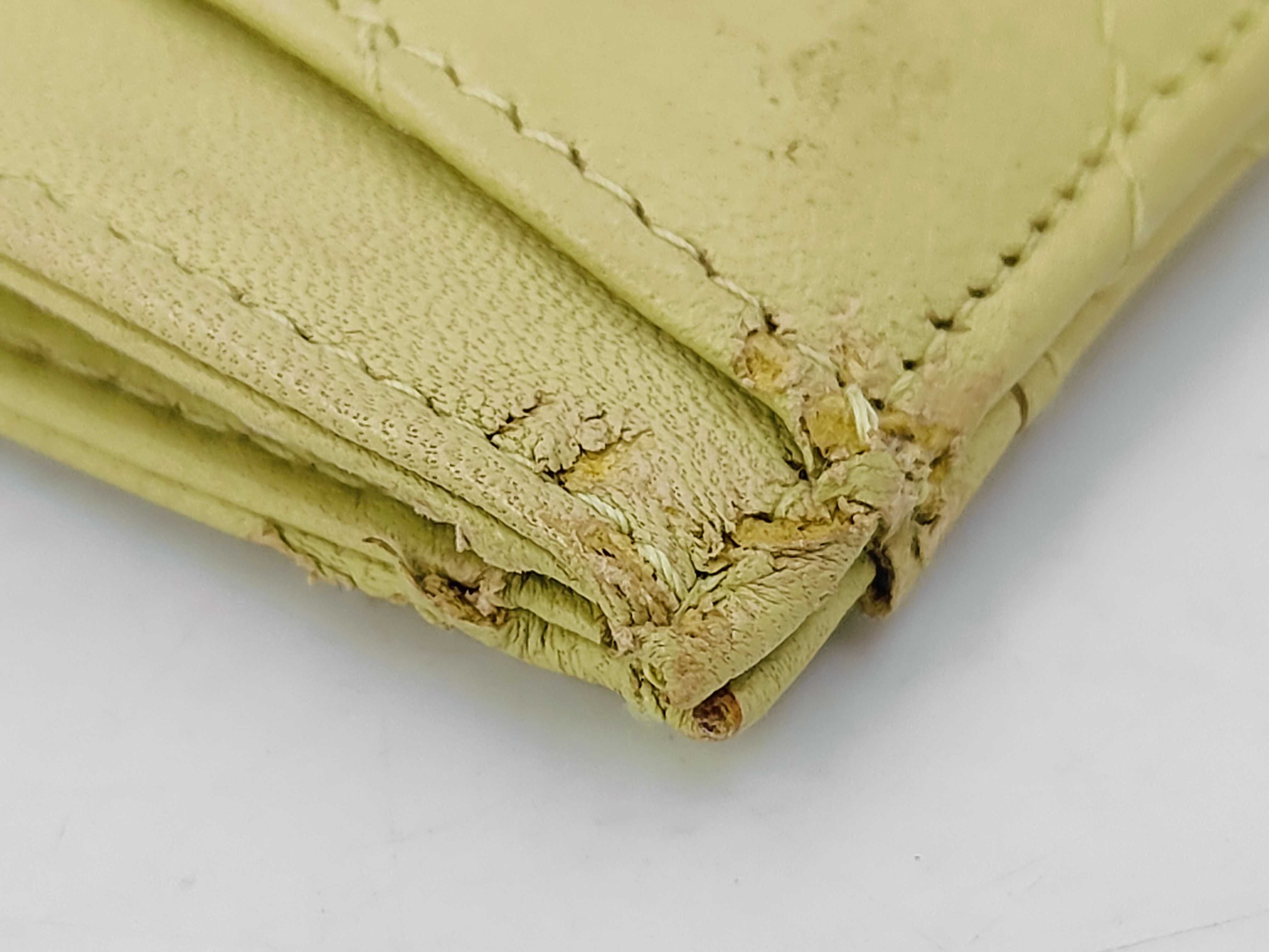 Matelassé Card Case, Coco Mark, Light Green, Card Case — view 11
