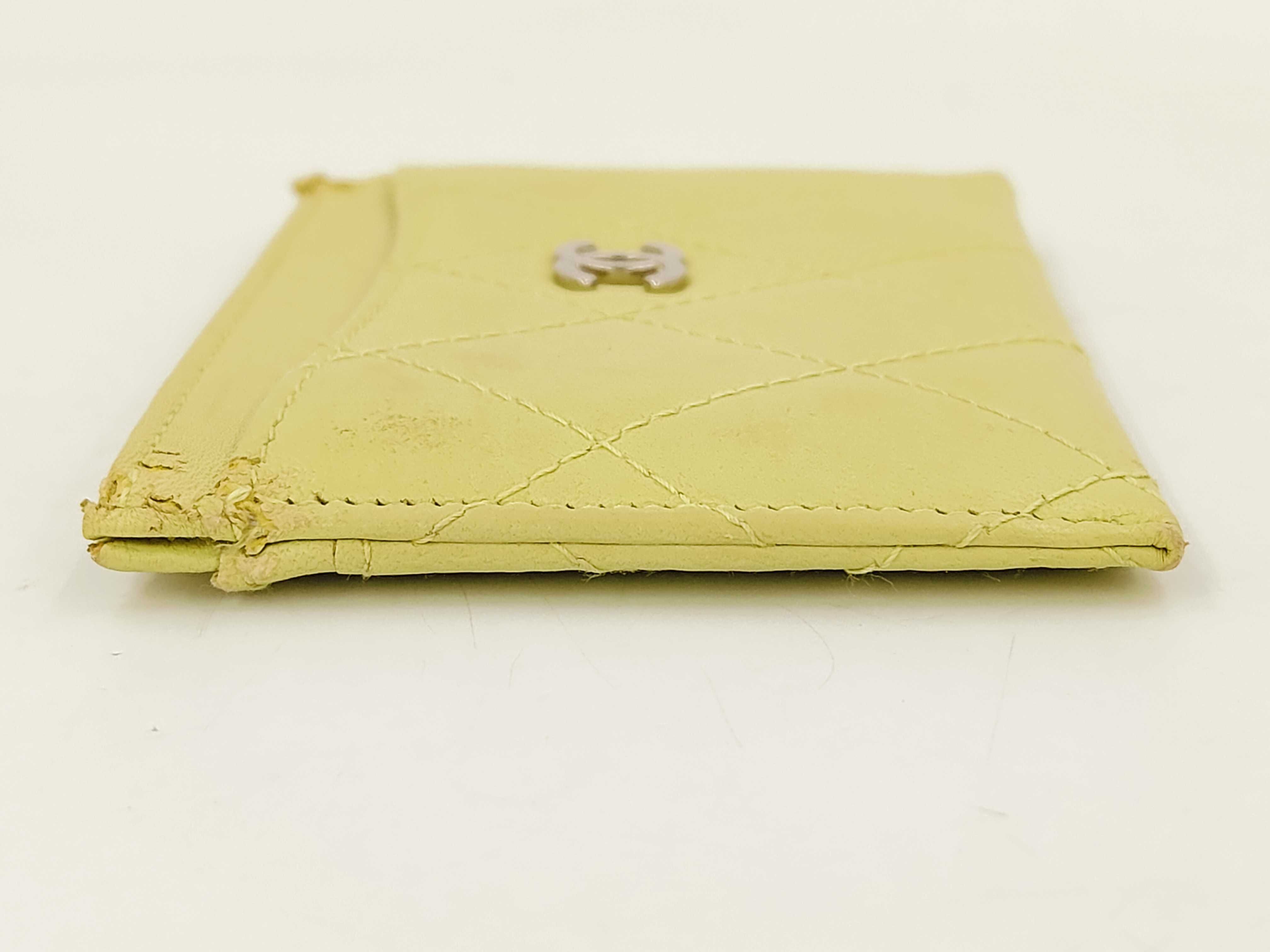 Matelassé Card Case, Coco Mark, Light Green, Card Case — view 6