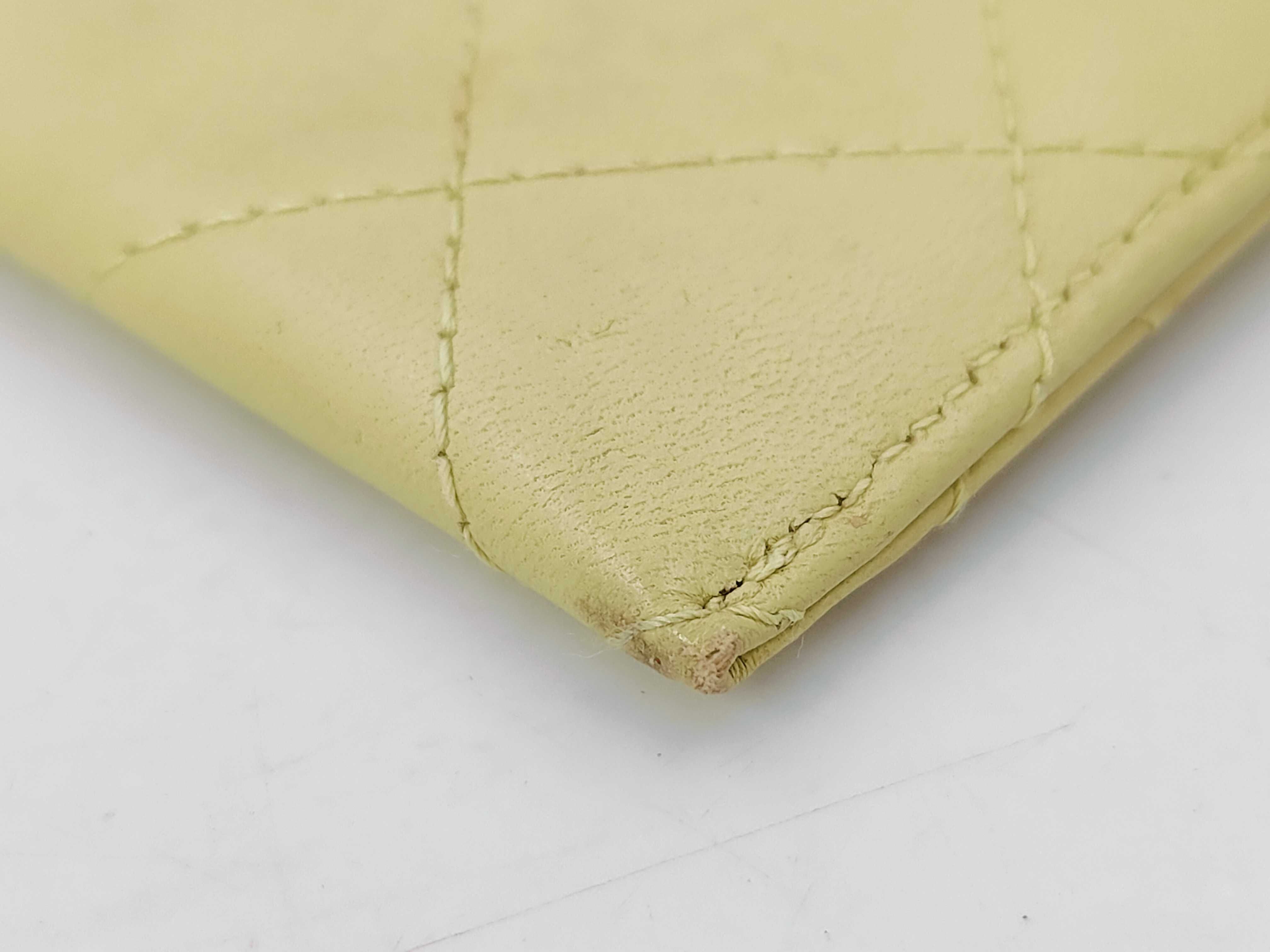 Matelassé Card Case, Coco Mark, Light Green, Card Case — view 7