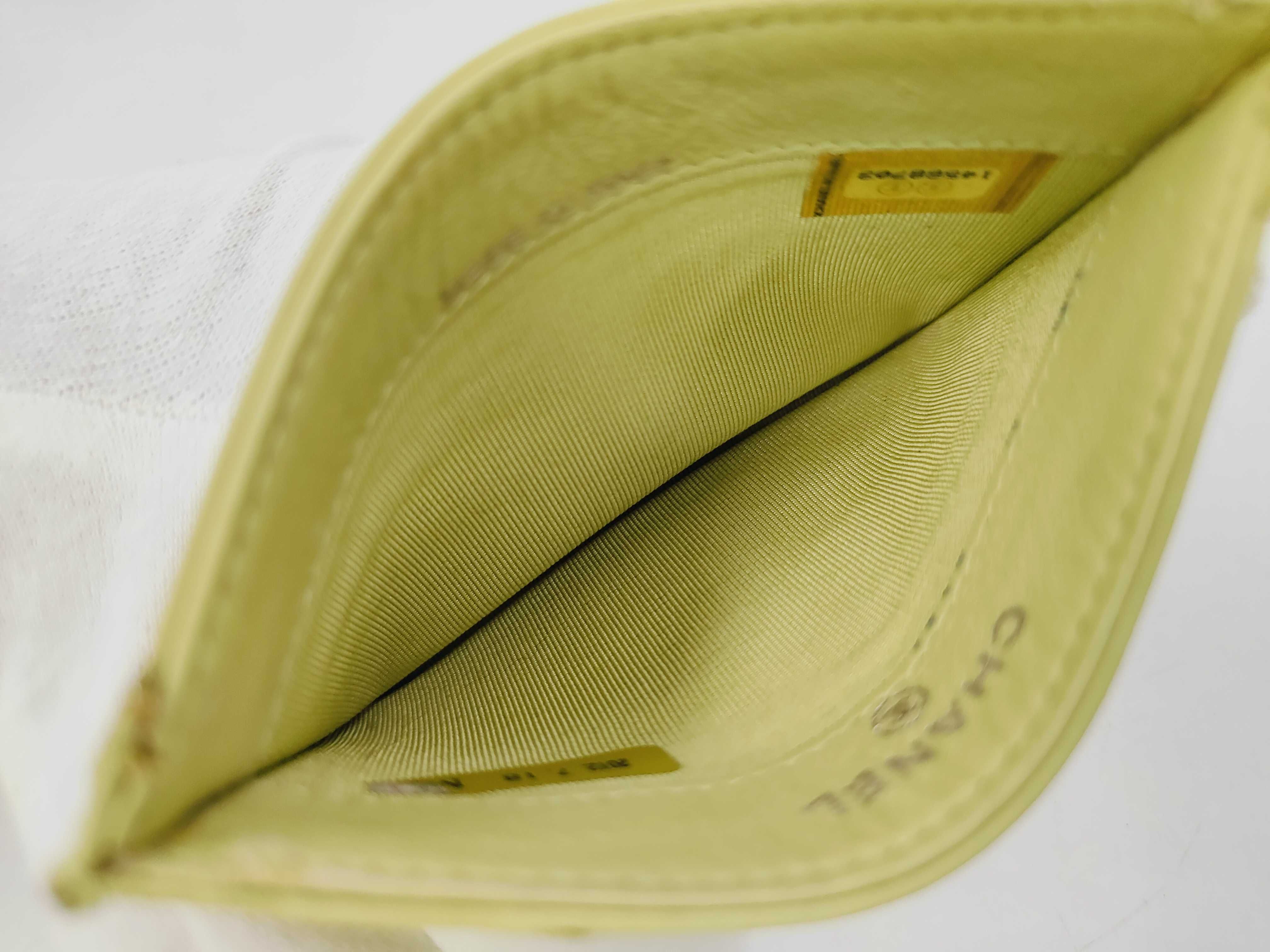 Matelassé Card Case, Coco Mark, Light Green, Card Case — view 8
