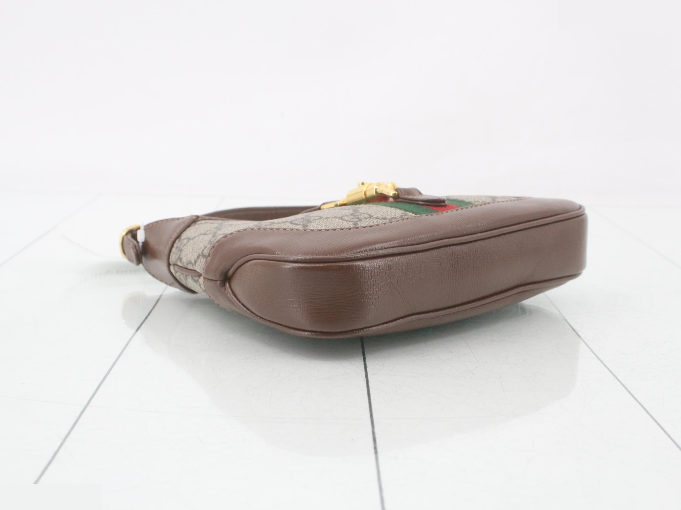 Jackie 1961 GG Supreme Leather Sherry 2-Way Handbag — view 5