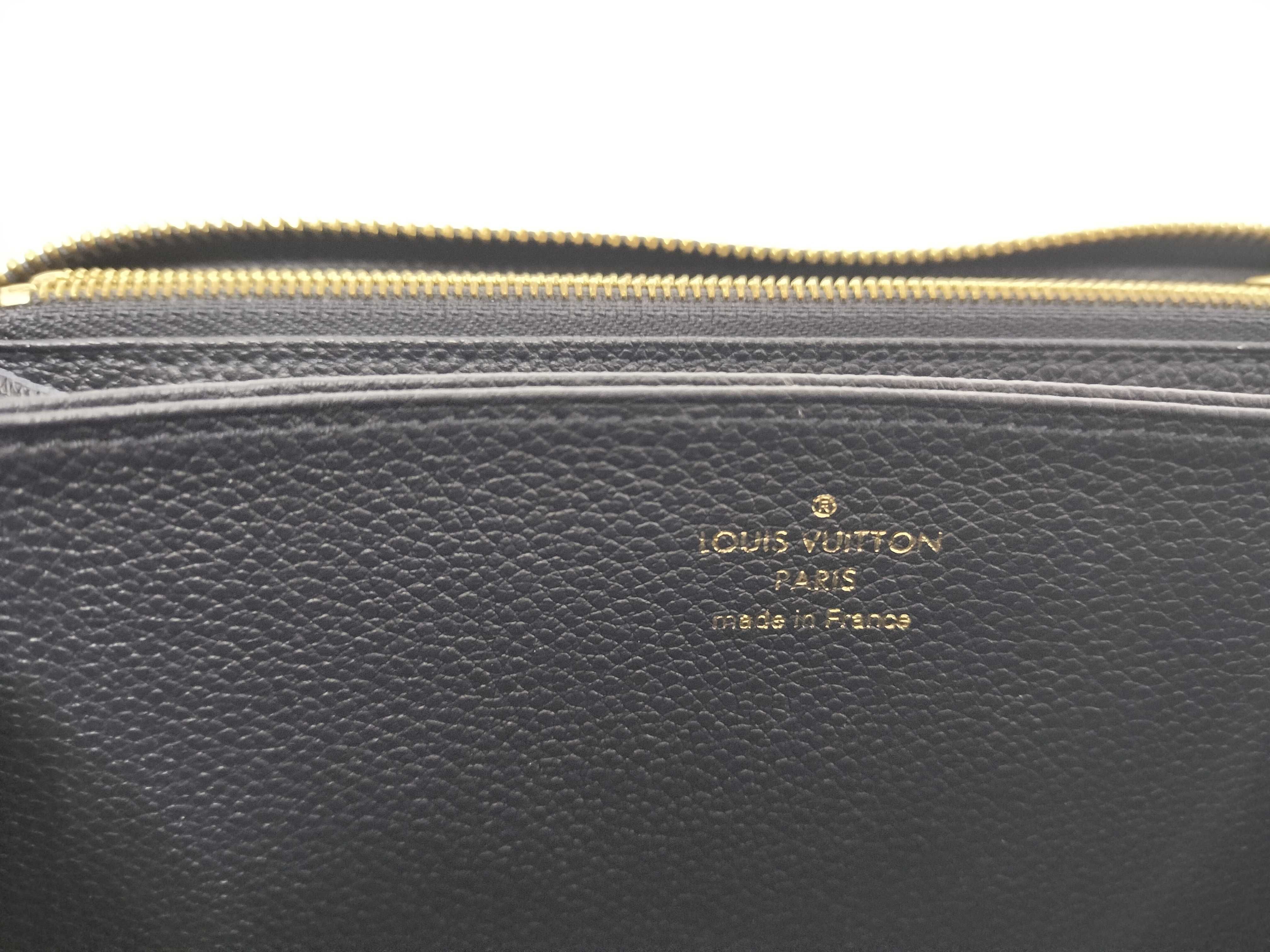 Monogram Empreinte Zippy Wallet Navy — view 8