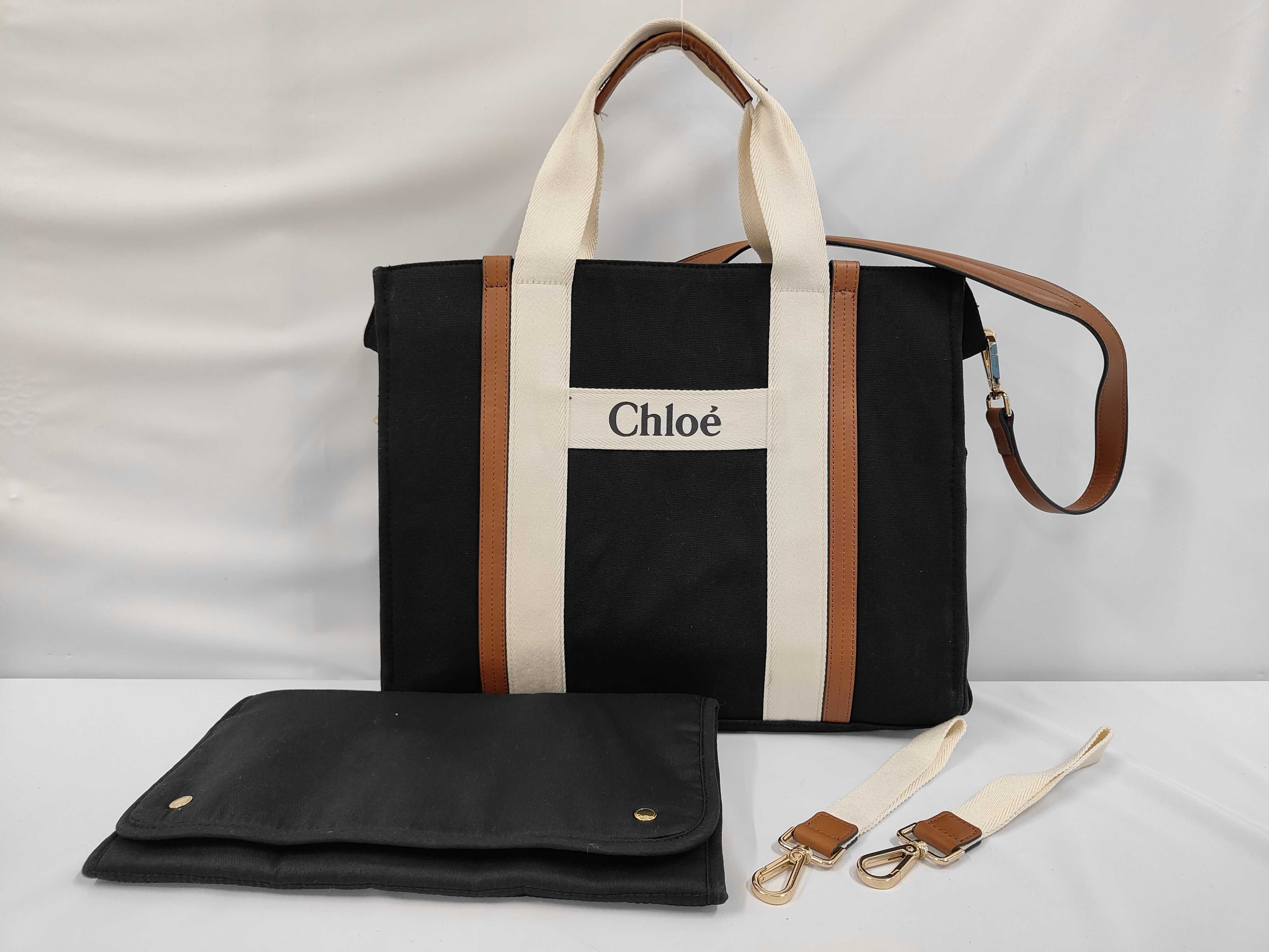 2-way tote bag with pouch