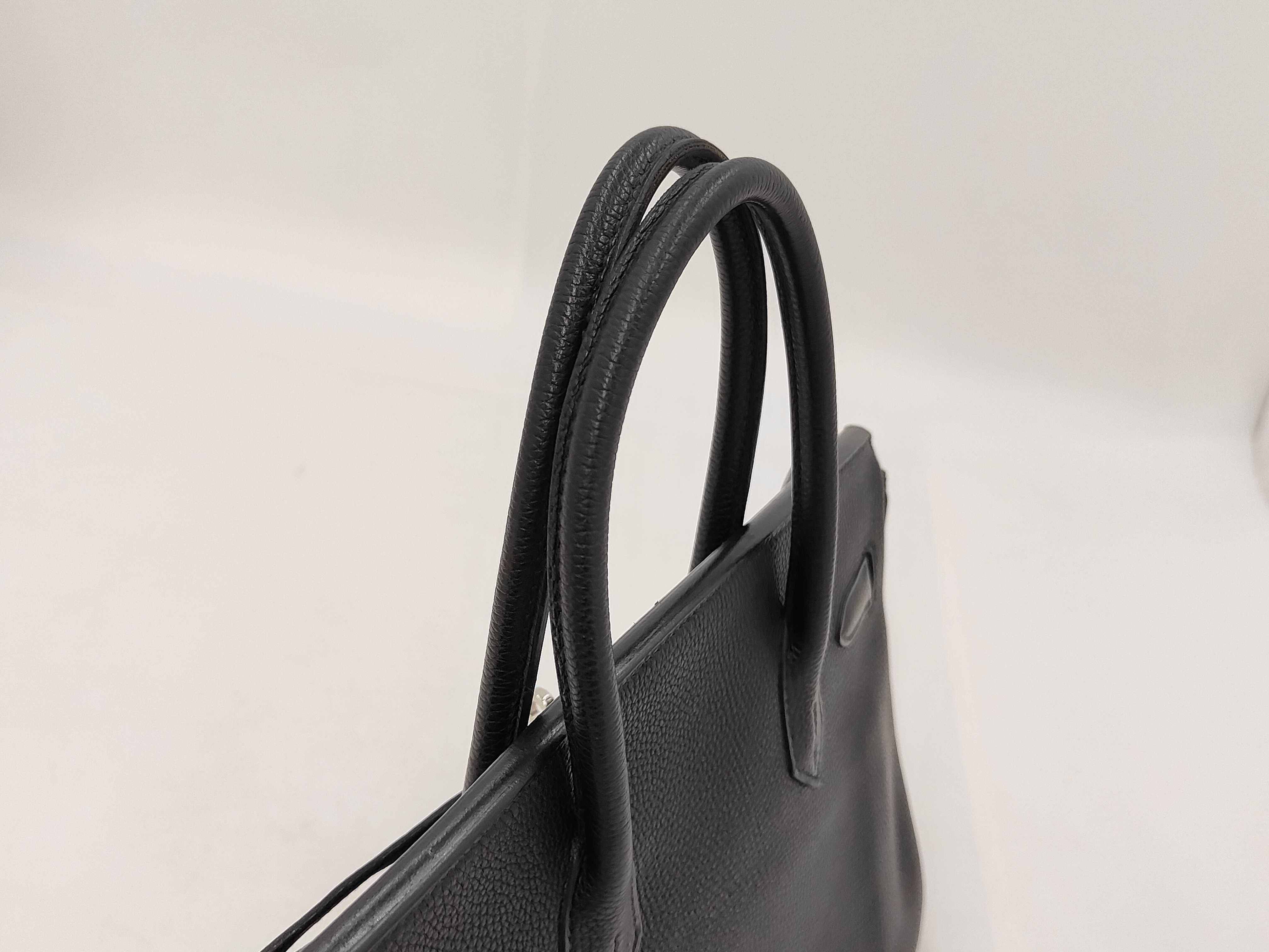 Birkin 30 Togo Black with Silver Hardware L Handbag — view 5