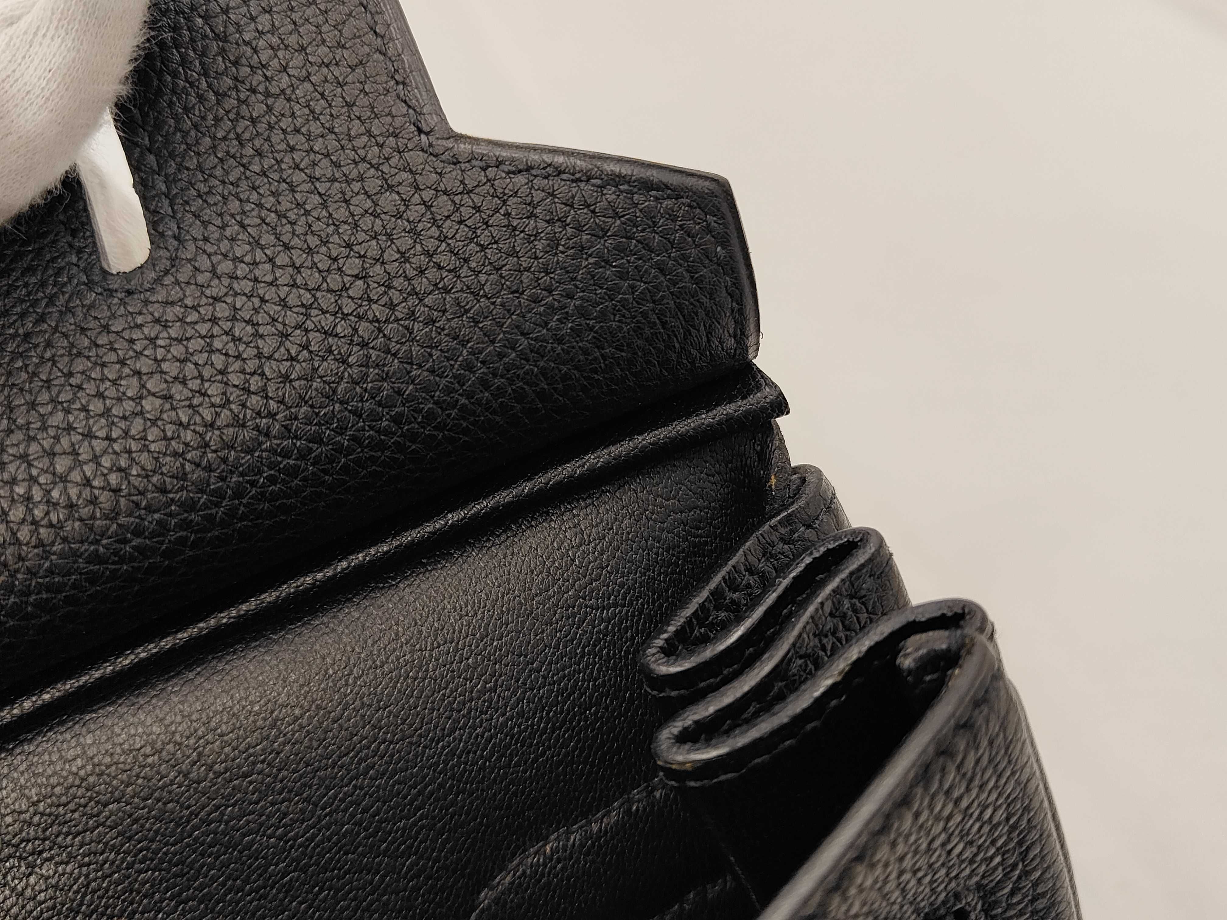 Birkin 30 Togo Black with Silver Hardware L Handbag — view 9