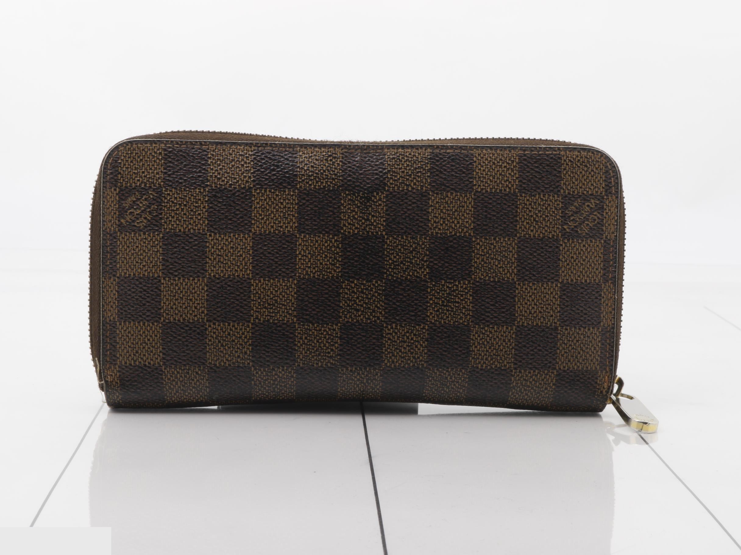 Damier Ebene Zippy Long Wallet — view 2