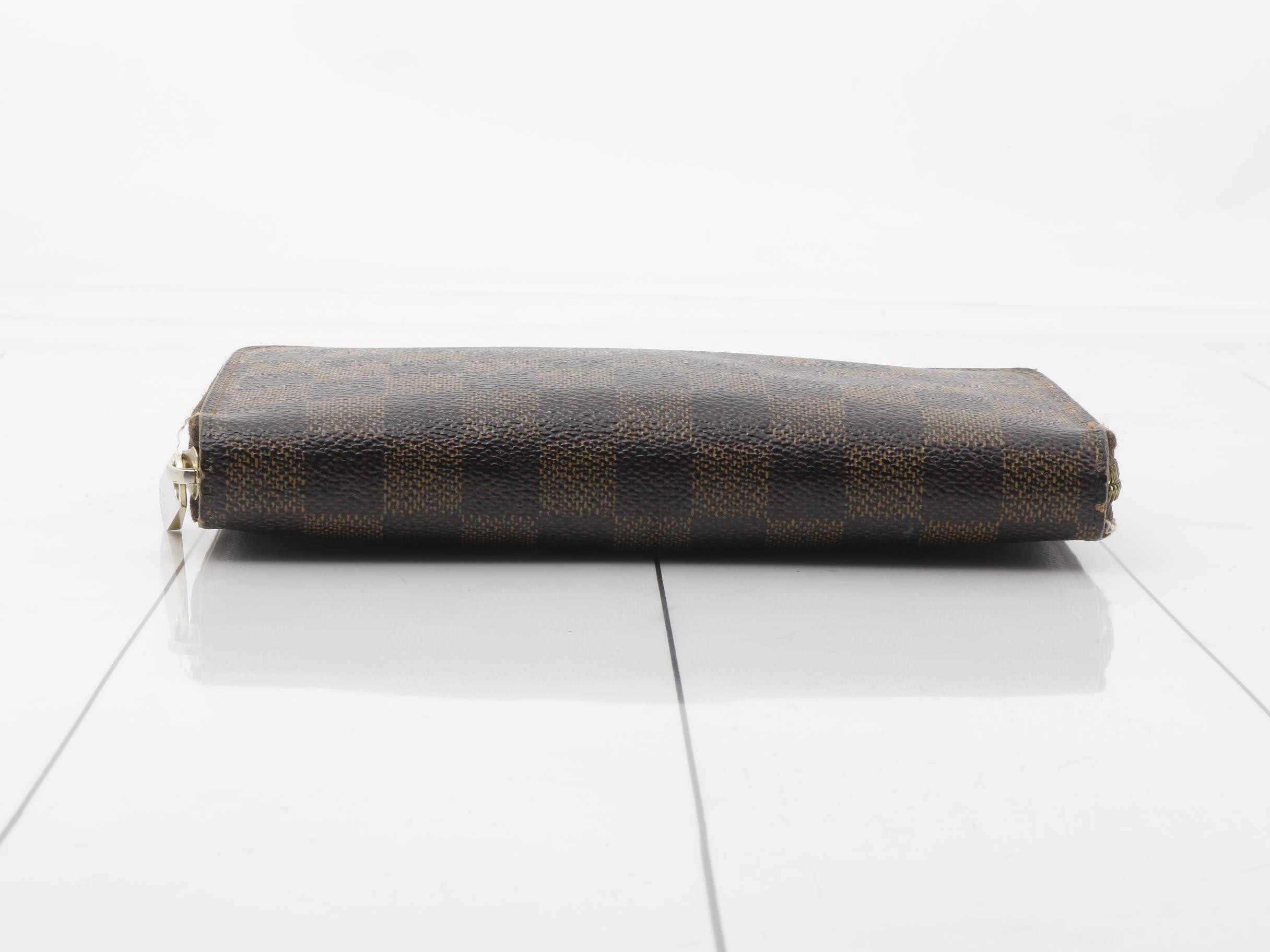 Damier Ebene Zippy Long Wallet — view 3
