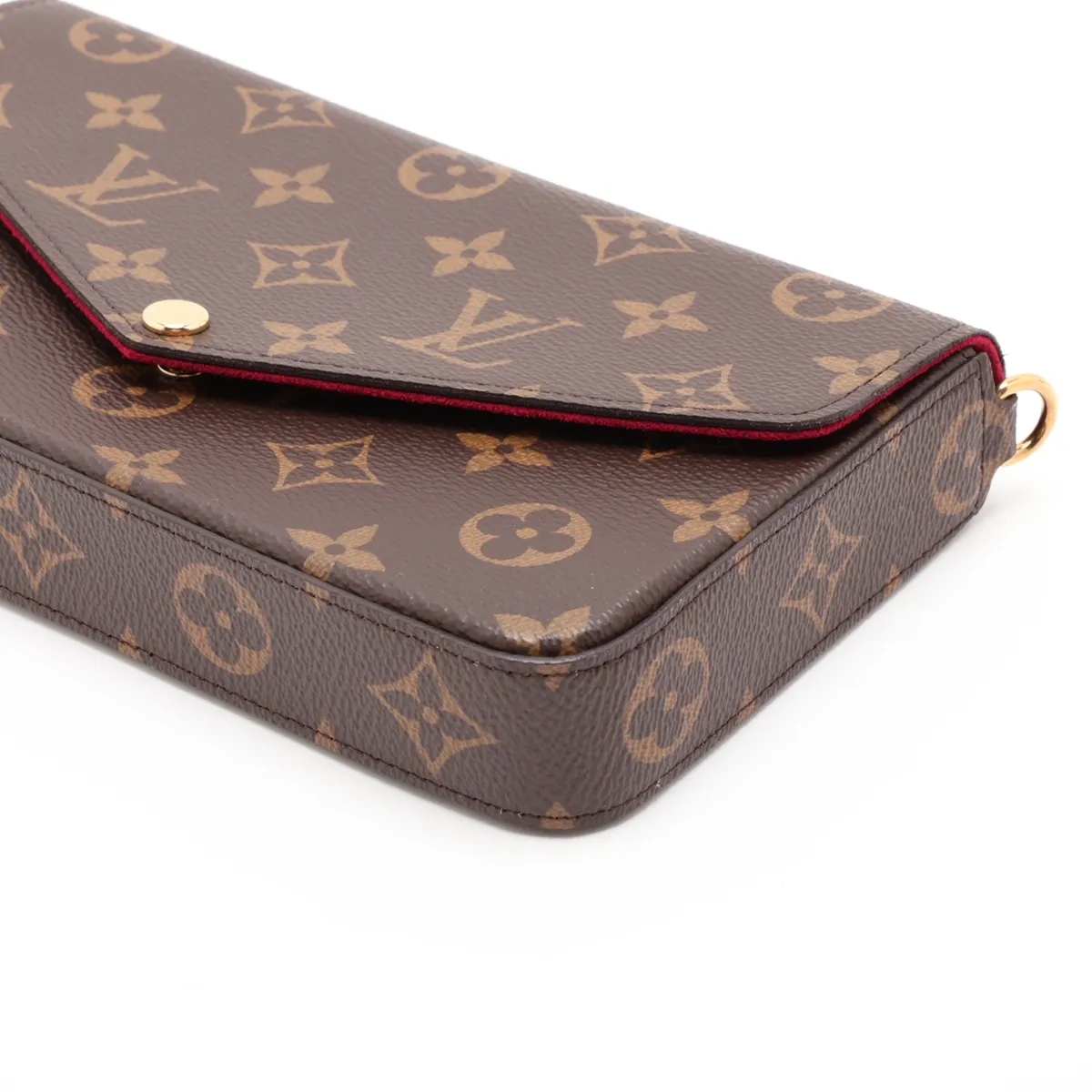 Monogram Pochette Felicie M81896 Brown (RFID detected) — view 3