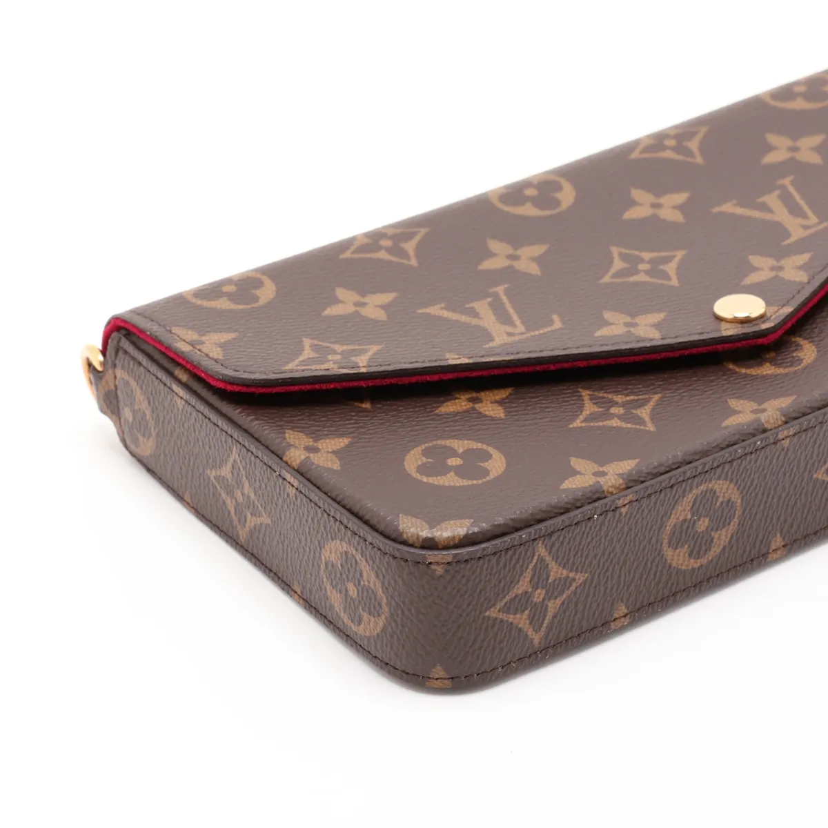 Monogram Pochette Felicie M81896 Brown (RFID detected) — view 4