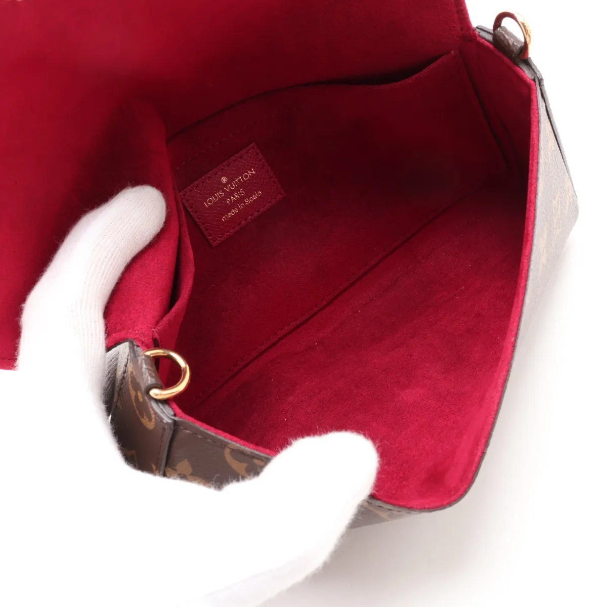 Monogram Pochette Felicie M81896 Brown (RFID detected) — view 6