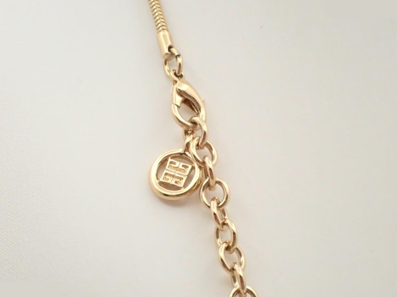 logo long necklace, chain approximately 90cm — view 2