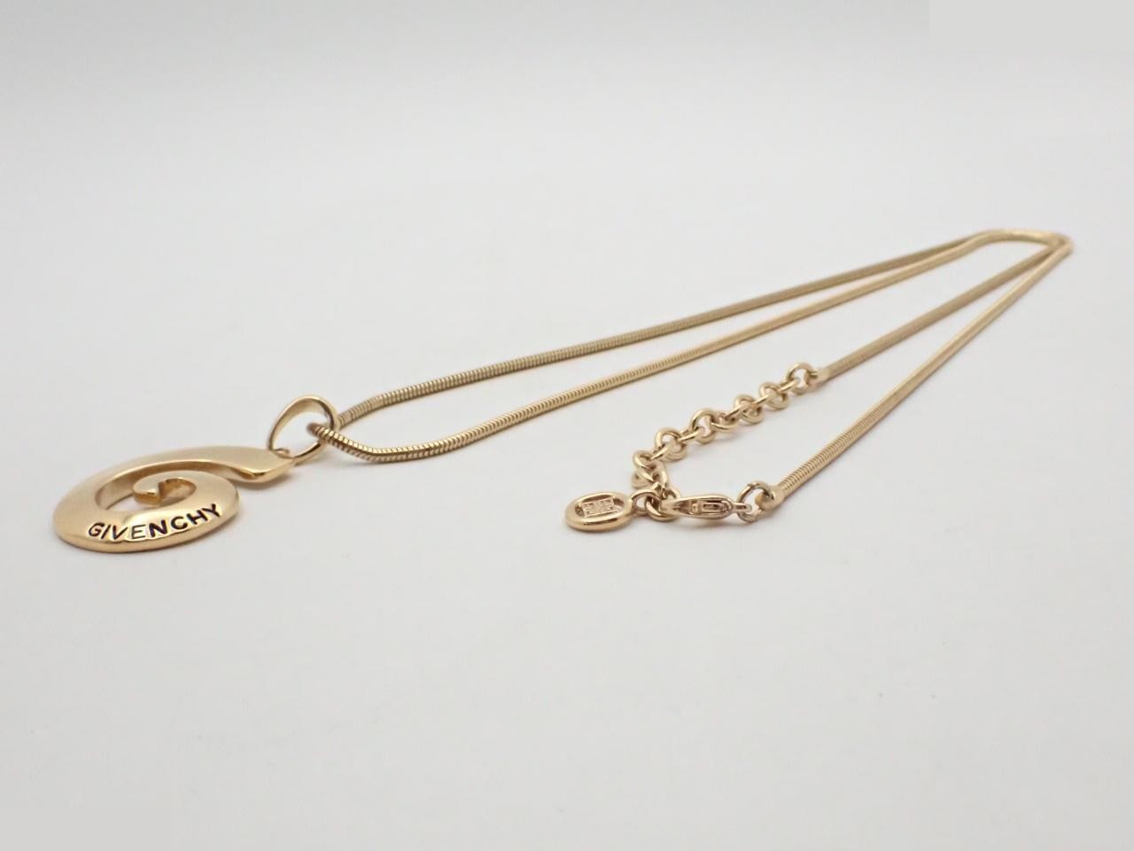 logo long necklace, chain approximately 90cm — view 3