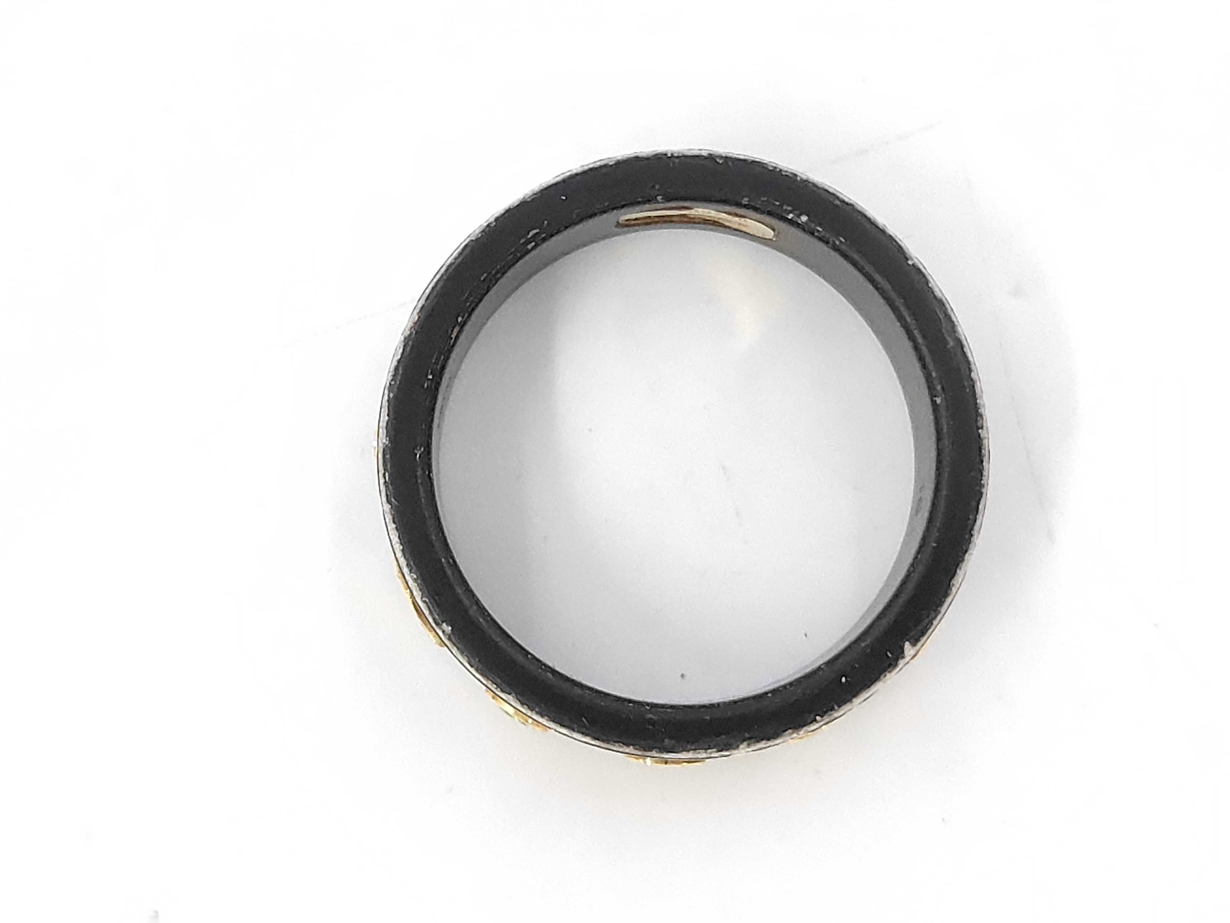 Gemstone Icon Colored Stone Ring 750 (Yellow Gold) x Ceramic 3.3g Ring — view 2