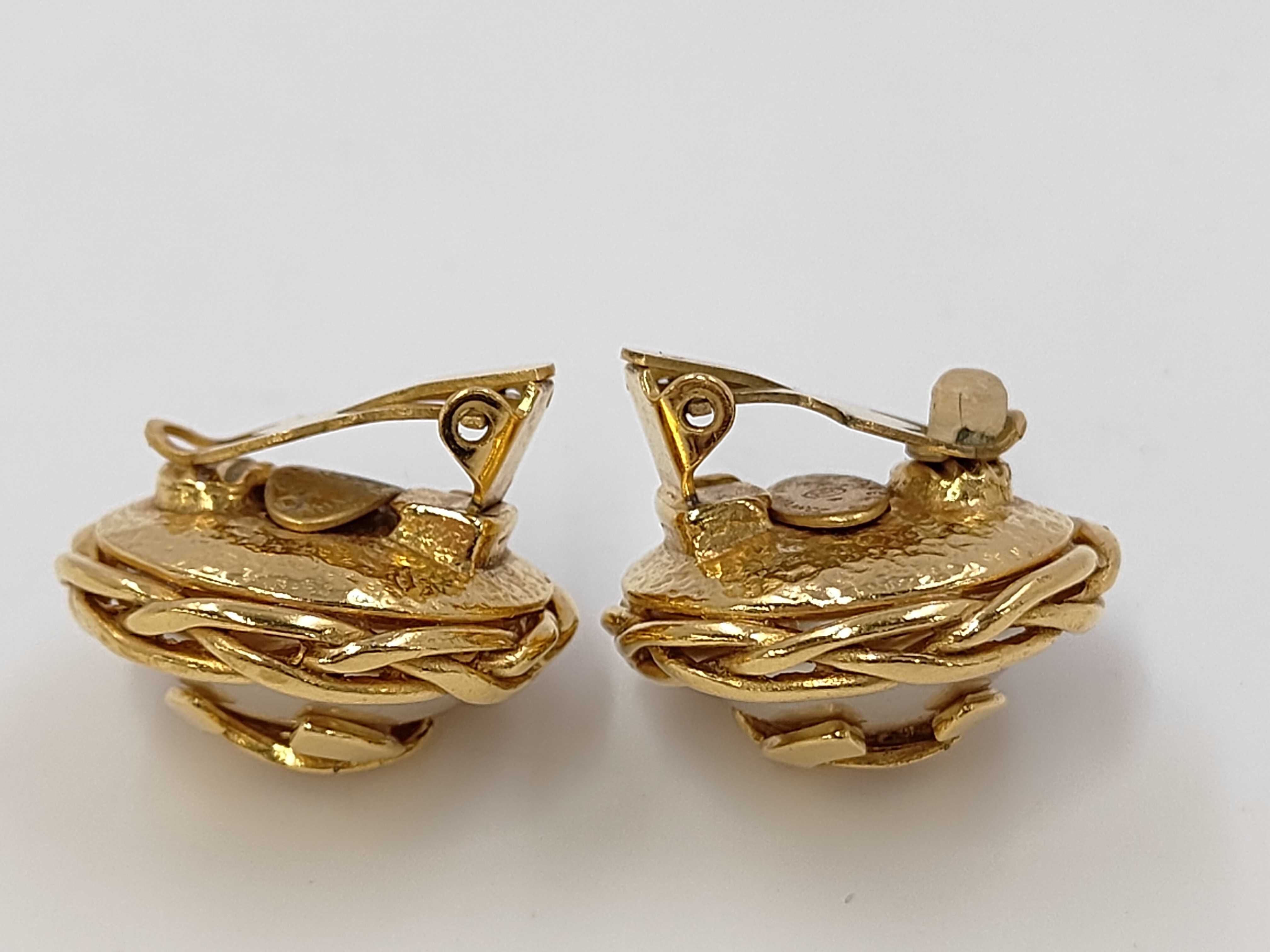 Pearl Coco Mark Earrings — view 3