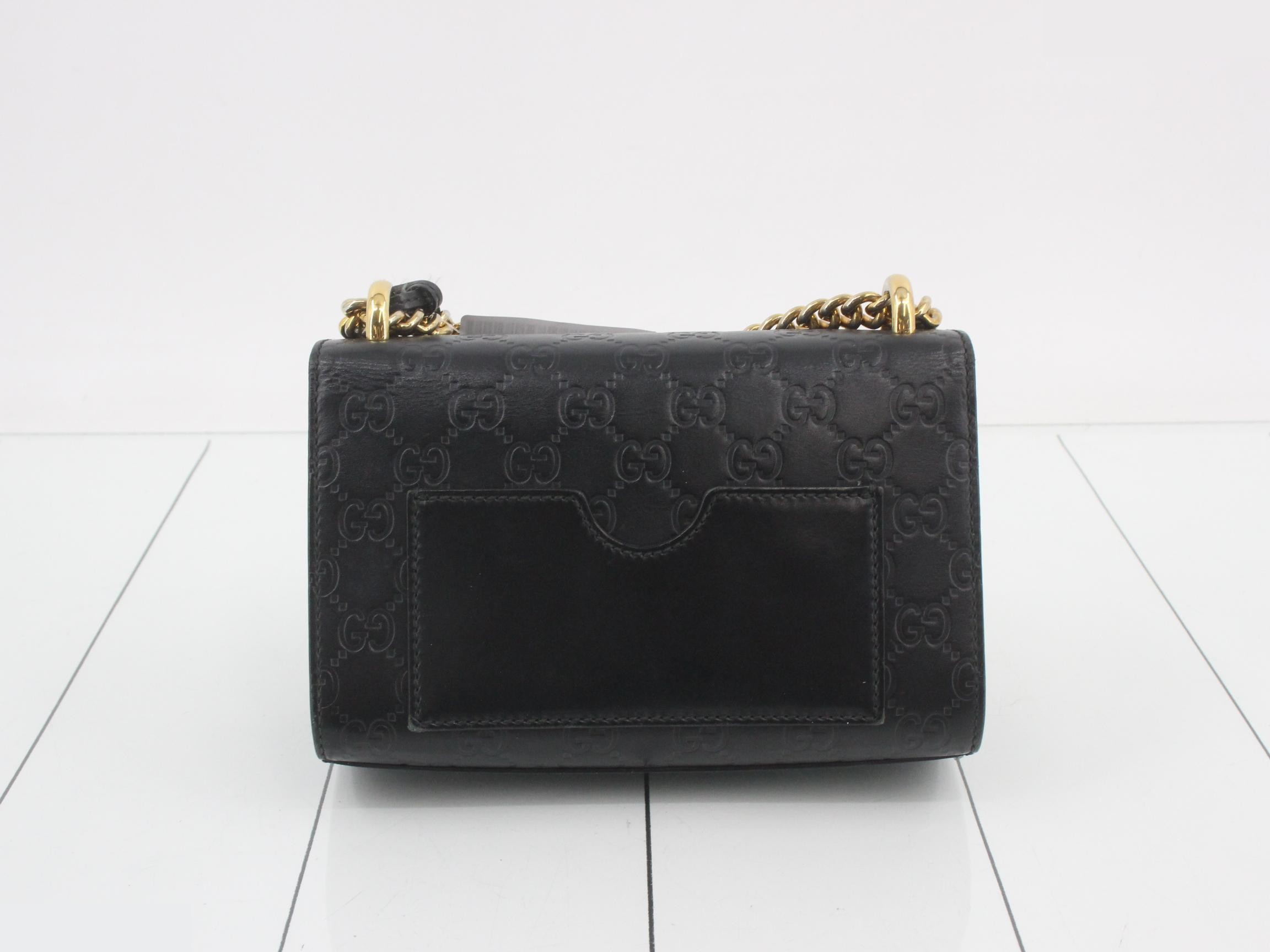 Guccissima Padlock Chain Shoulder Bag — view 2