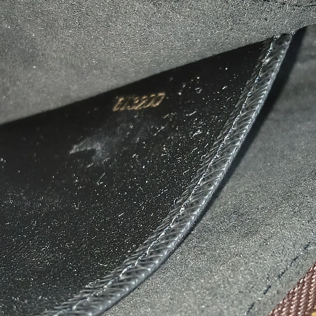 Giant Monogram Reverse Pochette Double Zip M69203 GI3200 Brown (RFID detected) — view 11