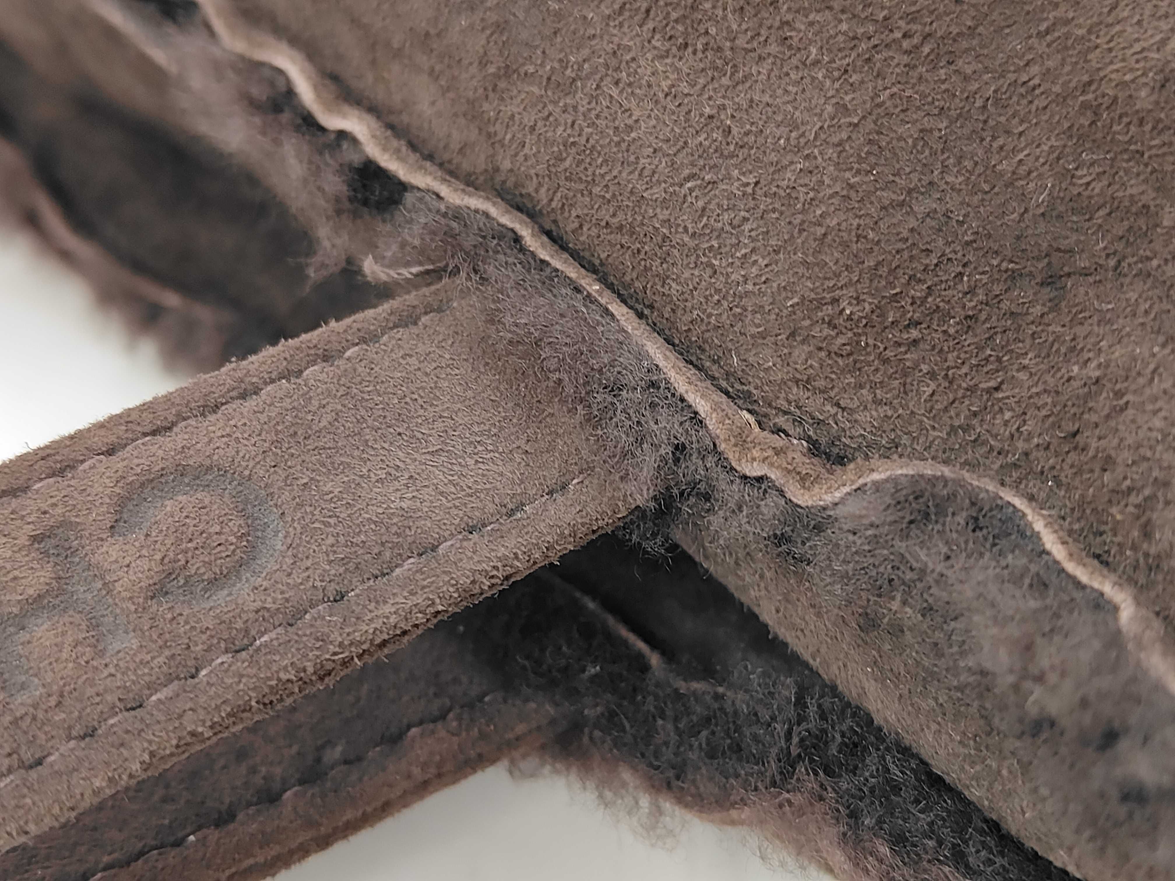 Shearling Tote Bag, Brown, with original seal. — view 5