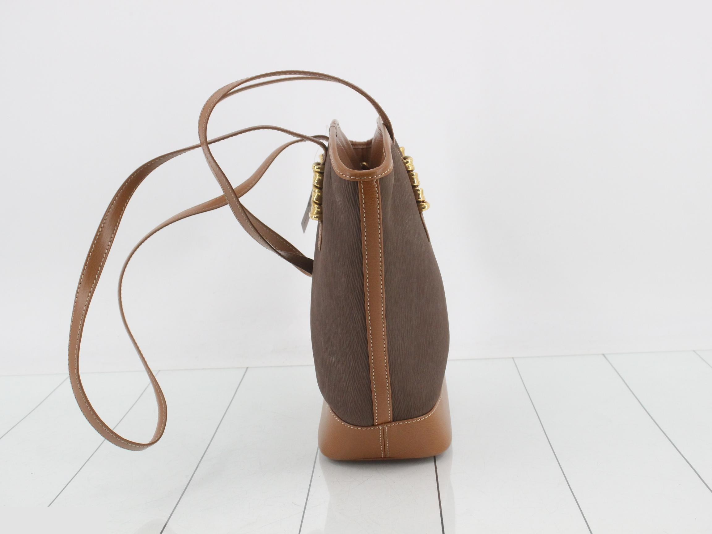 Velázquez semi-shoulder bag, brown — view 3