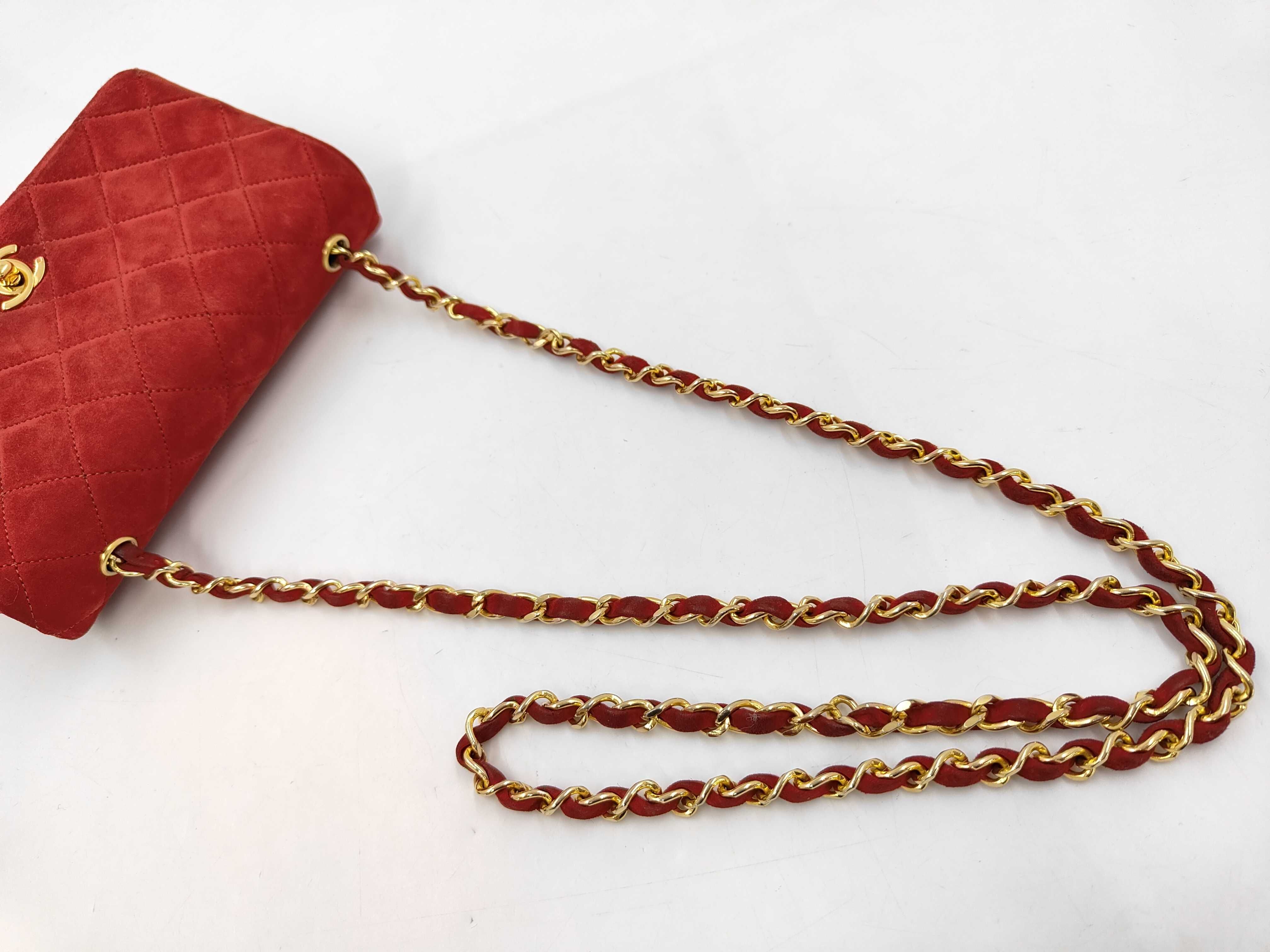 Matelassé Suede Chain Shoulder Bag (Series 1) — view 3