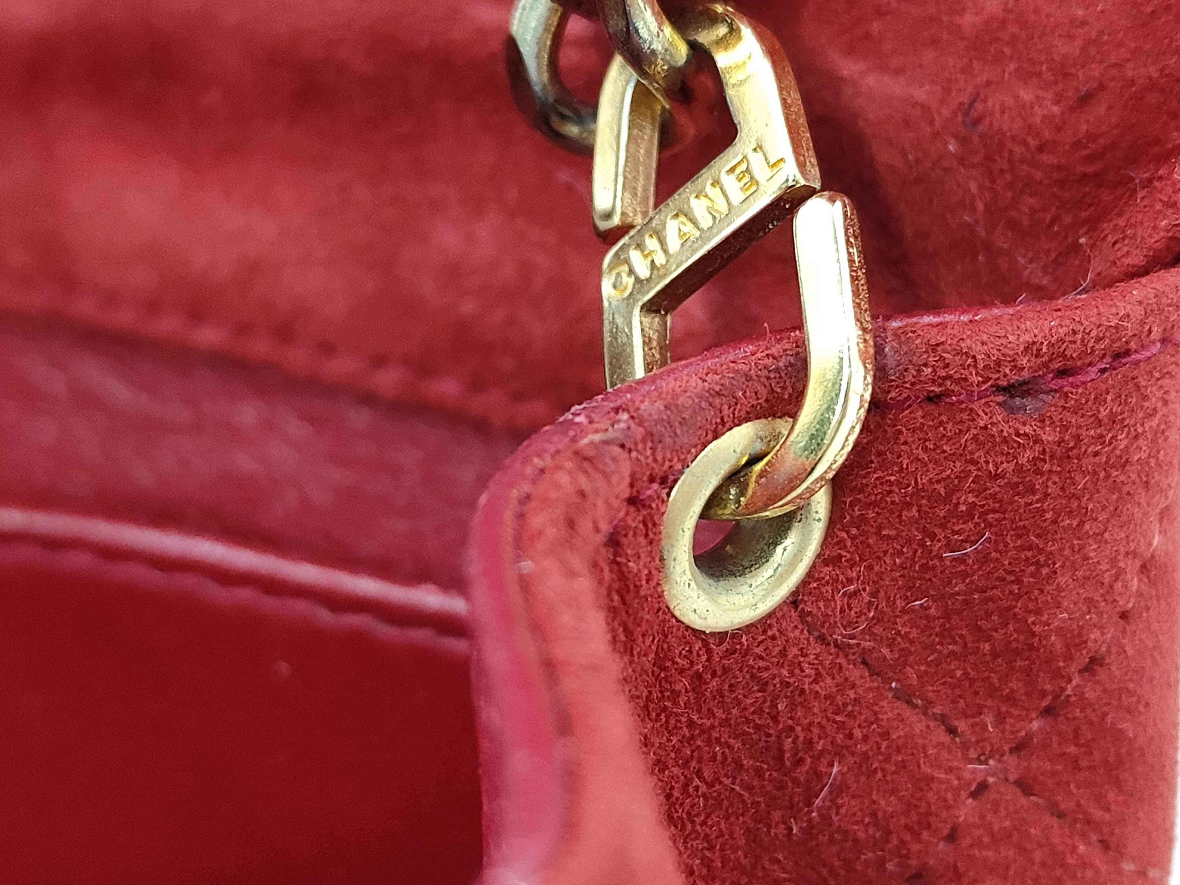 Matelassé Suede Chain Shoulder Bag (Series 1) — view 7
