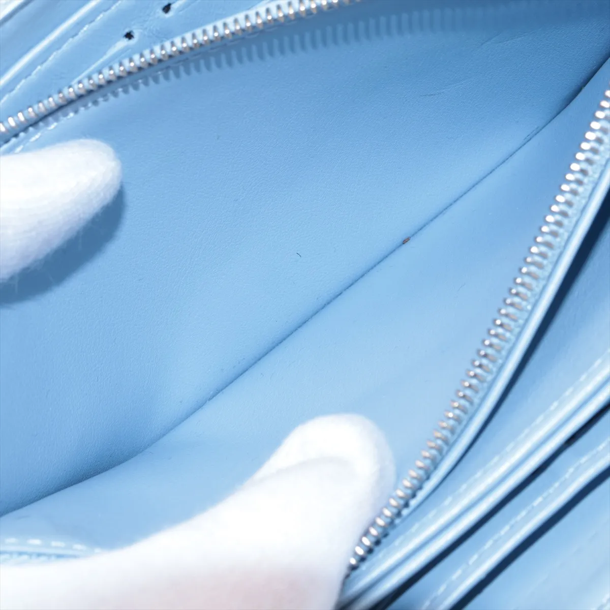 Mahina Zippy Wallet M80494 TN0261 Blue Gradient Round Zip Wallet (RFID detected) — view 10