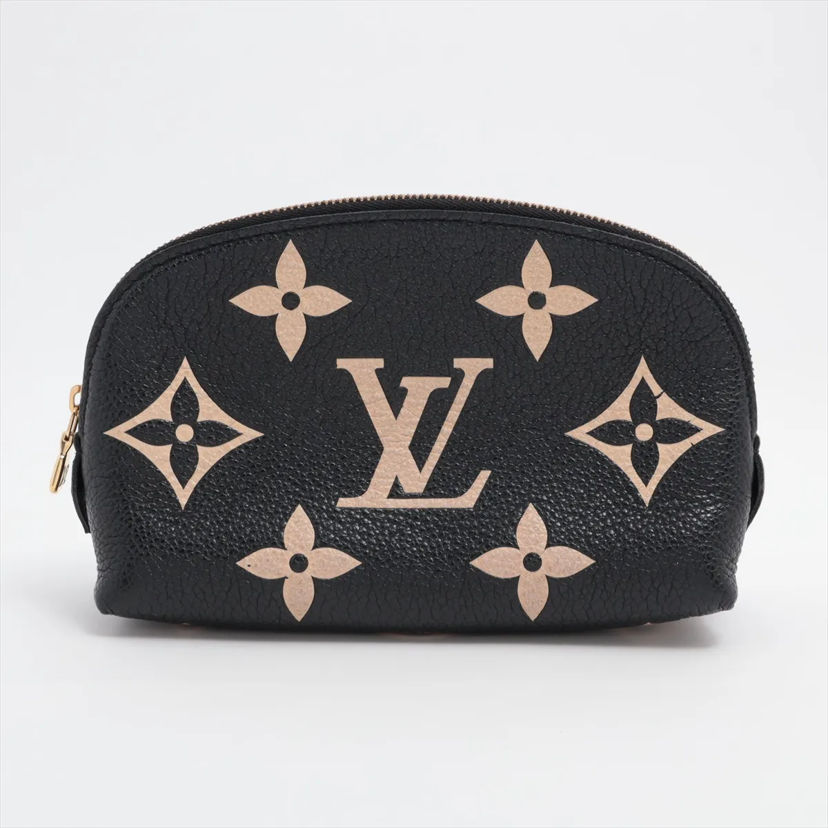 Bicolor Monogram Empreinte Pochette Cosmetic PM M59086 Black x Red Pouch (RFID detected)