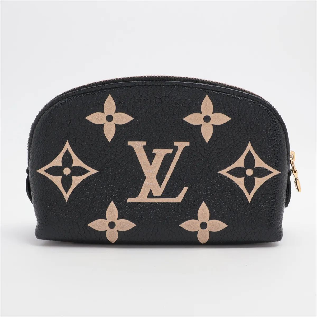 Bicolor Monogram Empreinte Pochette Cosmetic PM M59086 Black x Red Pouch (RFID detected) — view 2