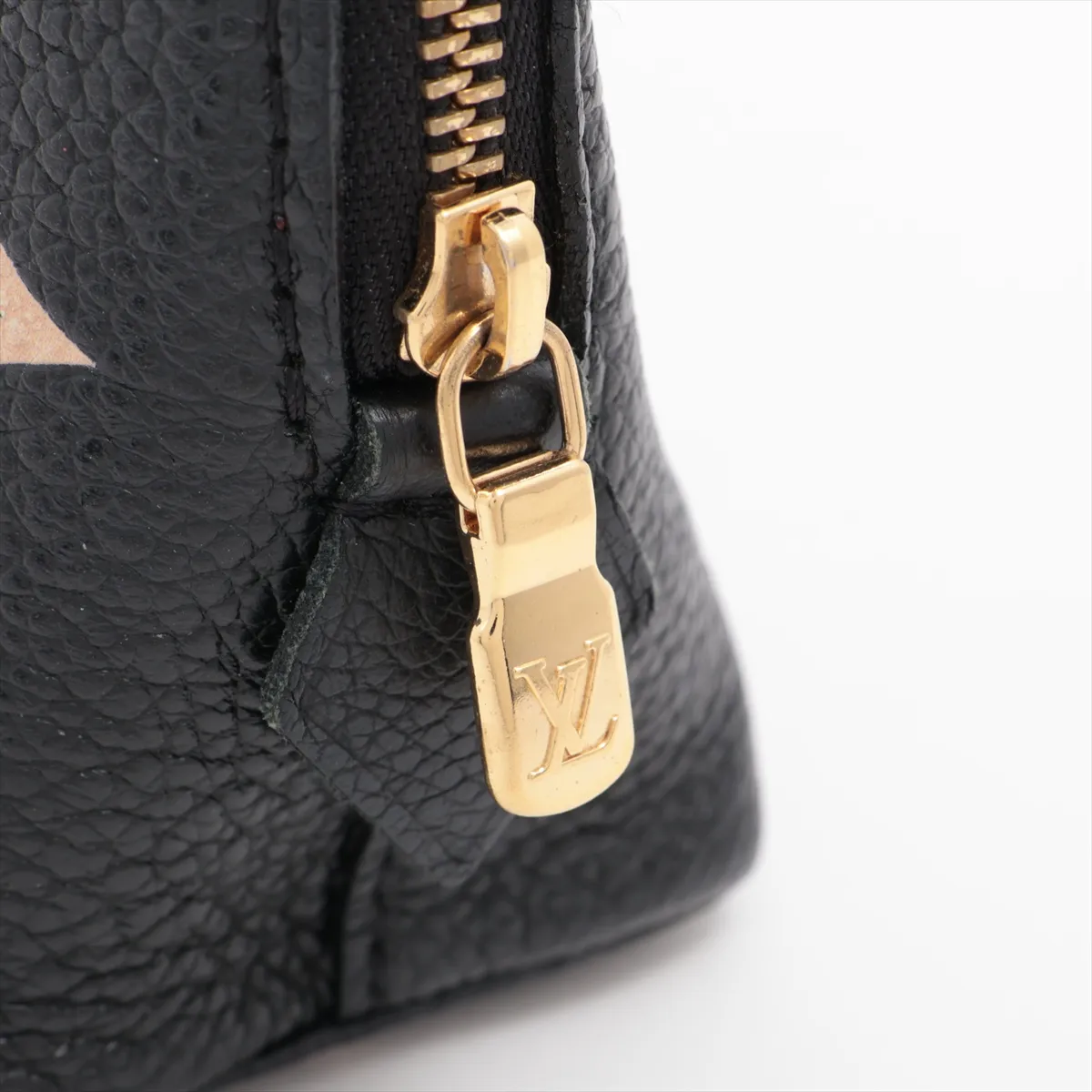 Bicolor Monogram Empreinte Pochette Cosmetic PM M59086 Black x Red Pouch (RFID detected) — view 6