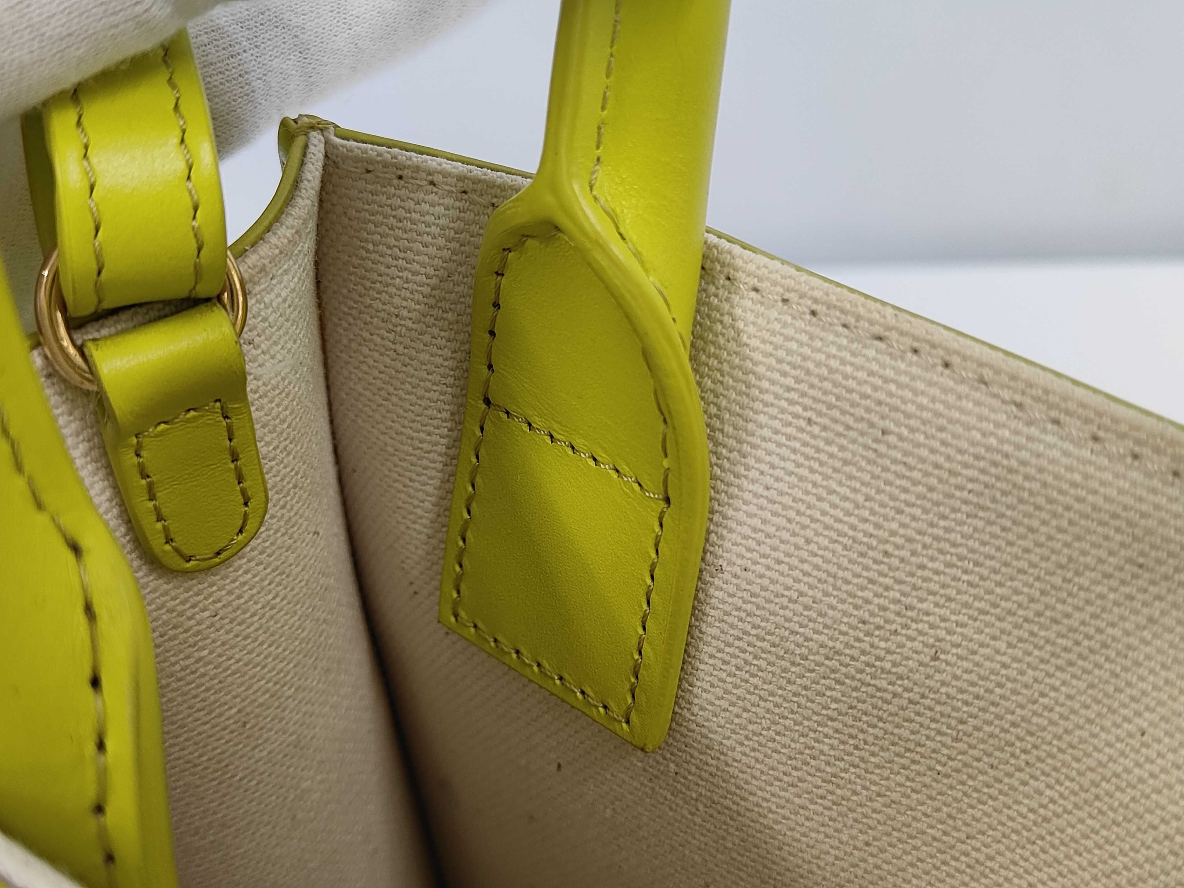 Mini Tote Shoulder Bag (Yellow) — view 6