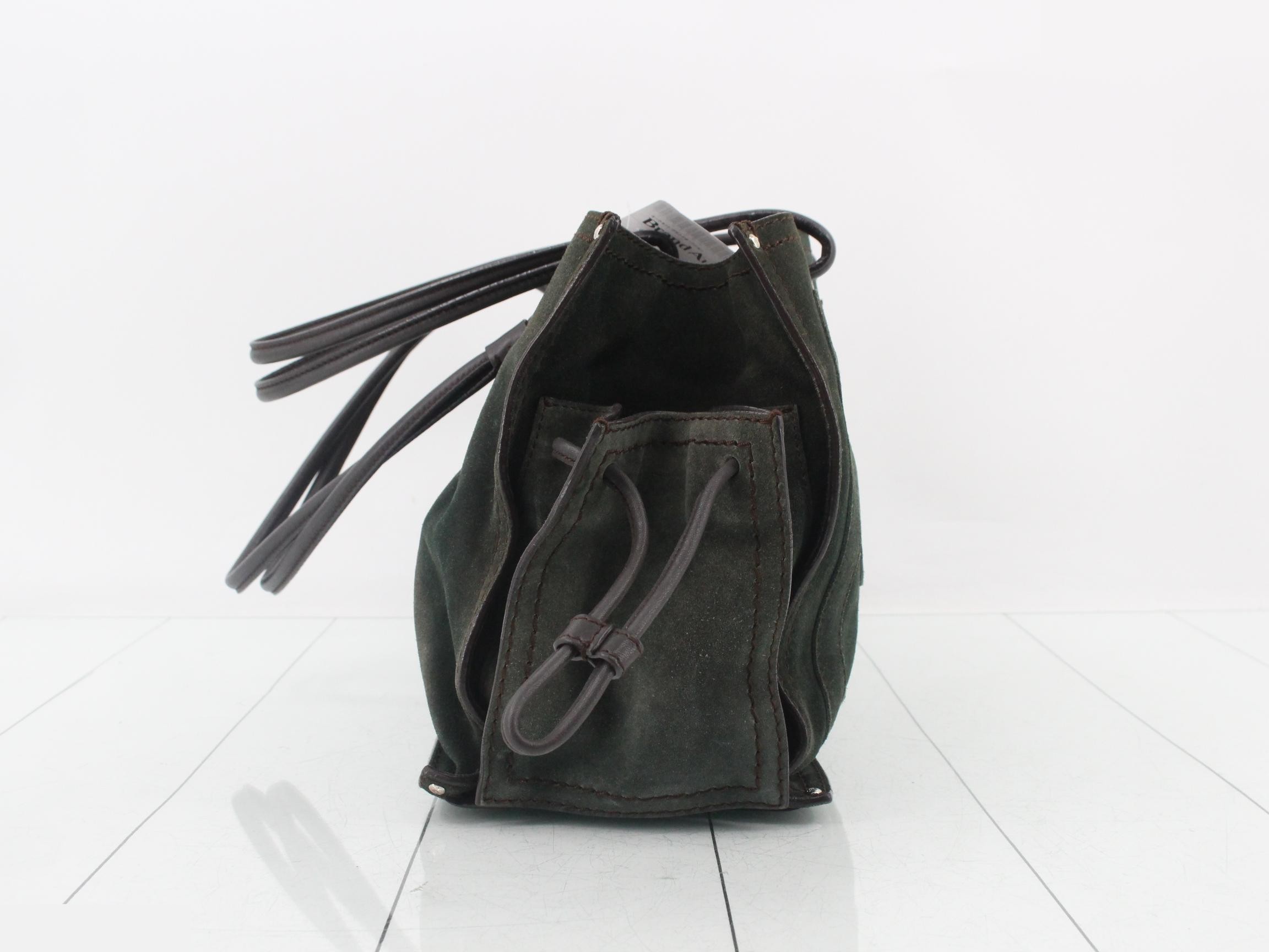 Suede shopper tote bag — view 3